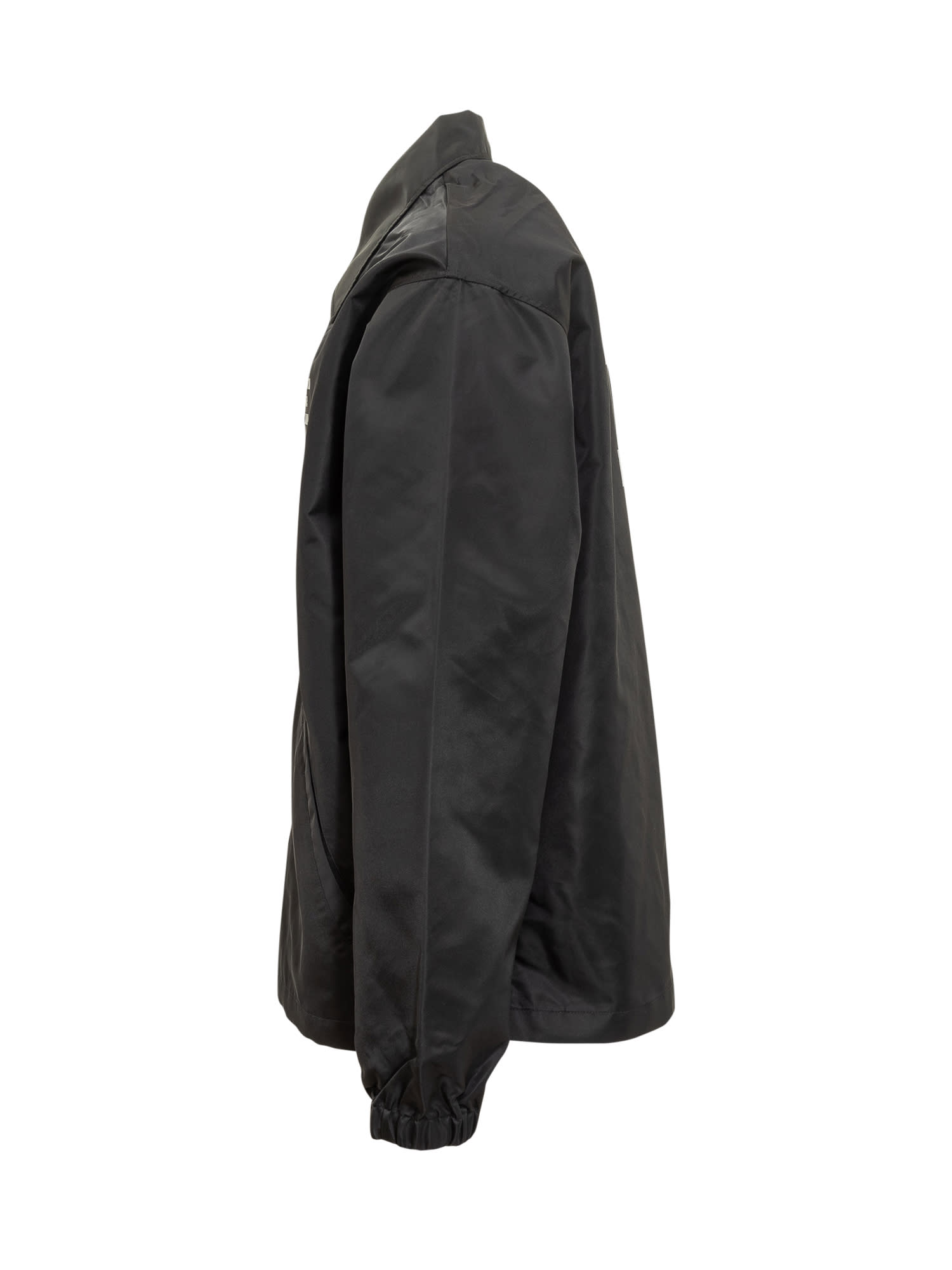 Drôle De Monsieur Veste Slogan In Black