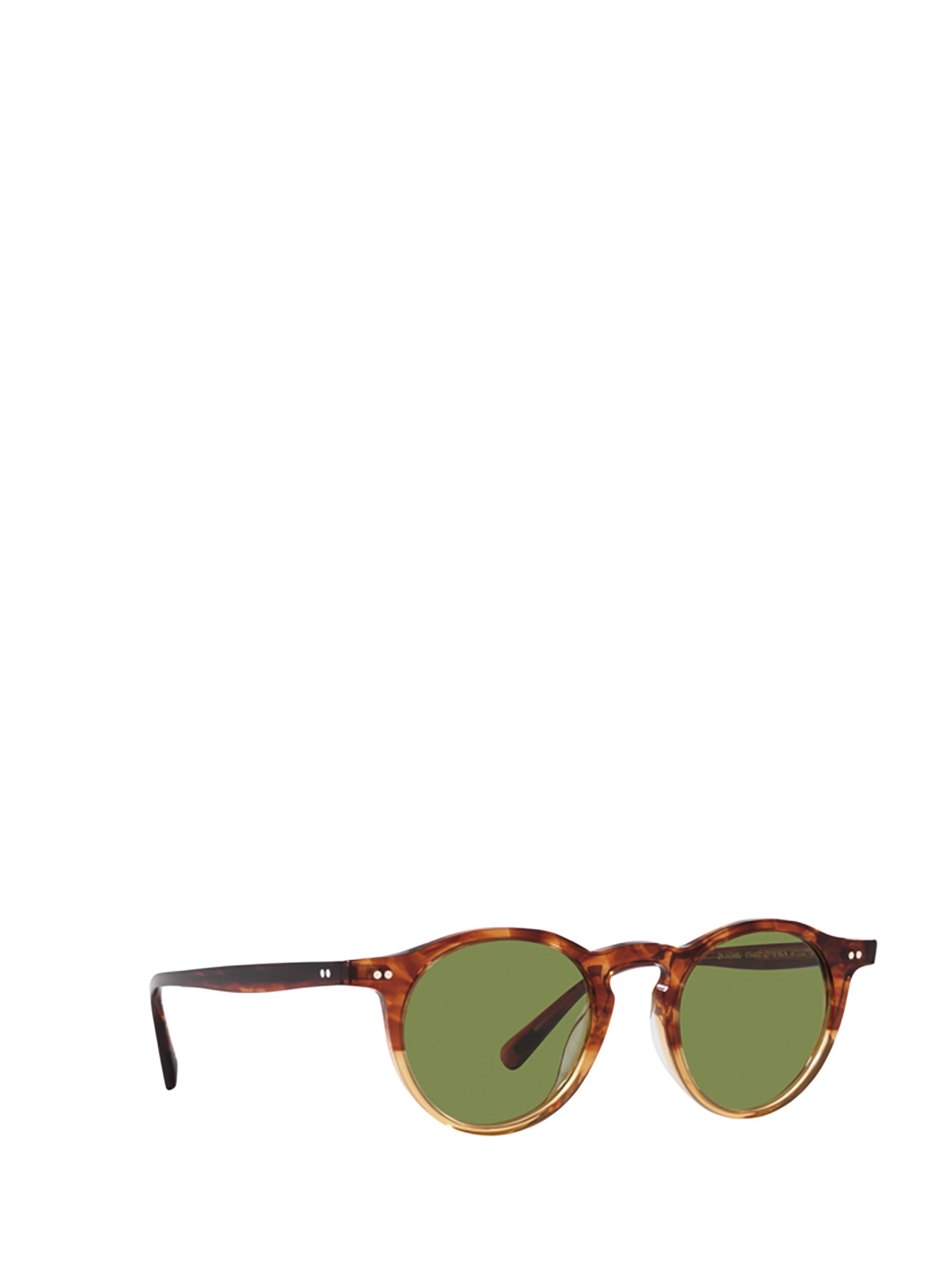 Shop Oliver Peoples Ov5504su Dark Amber Gradient Sunglasses