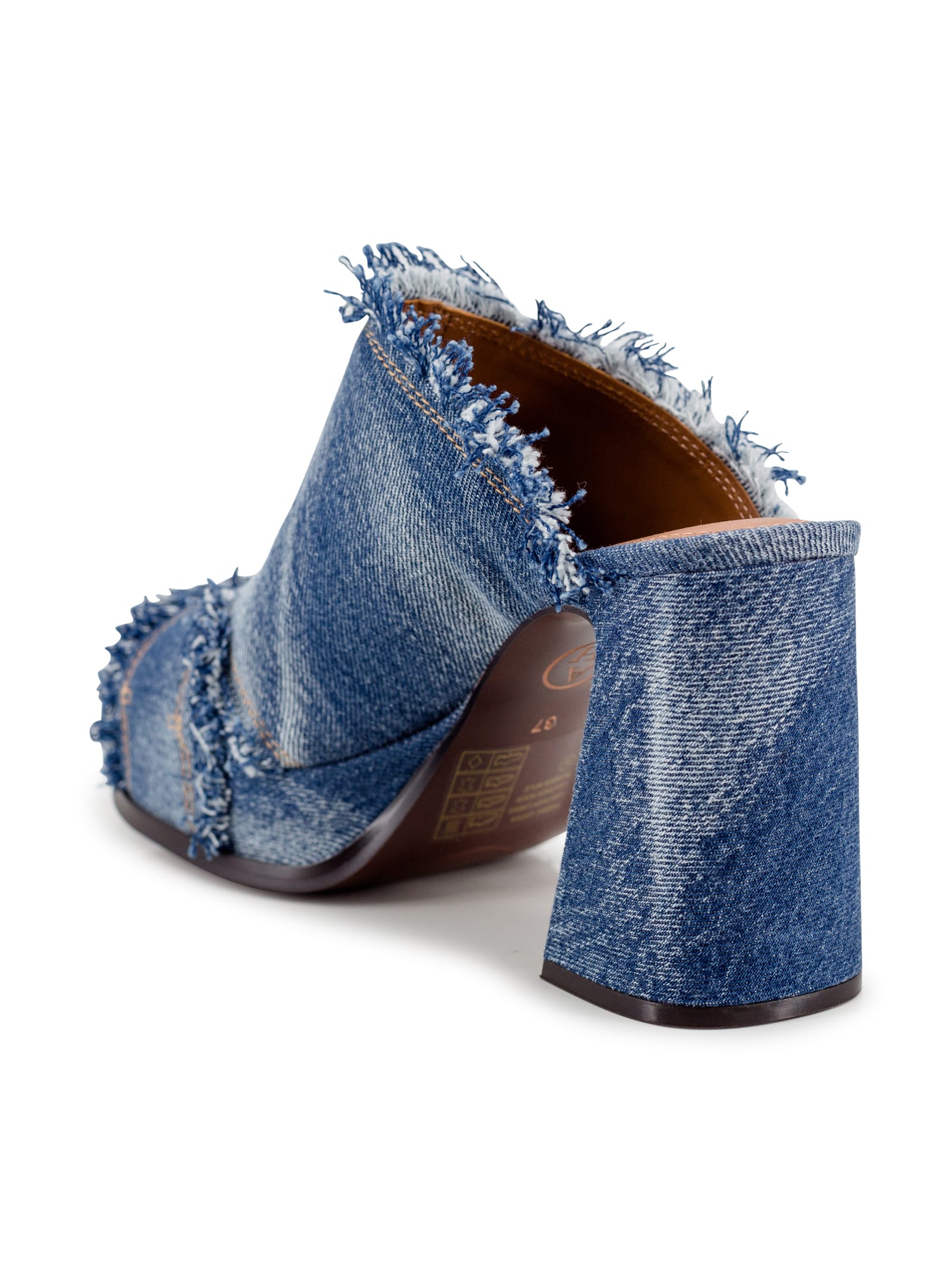 Shop Ash Denim Wedge By