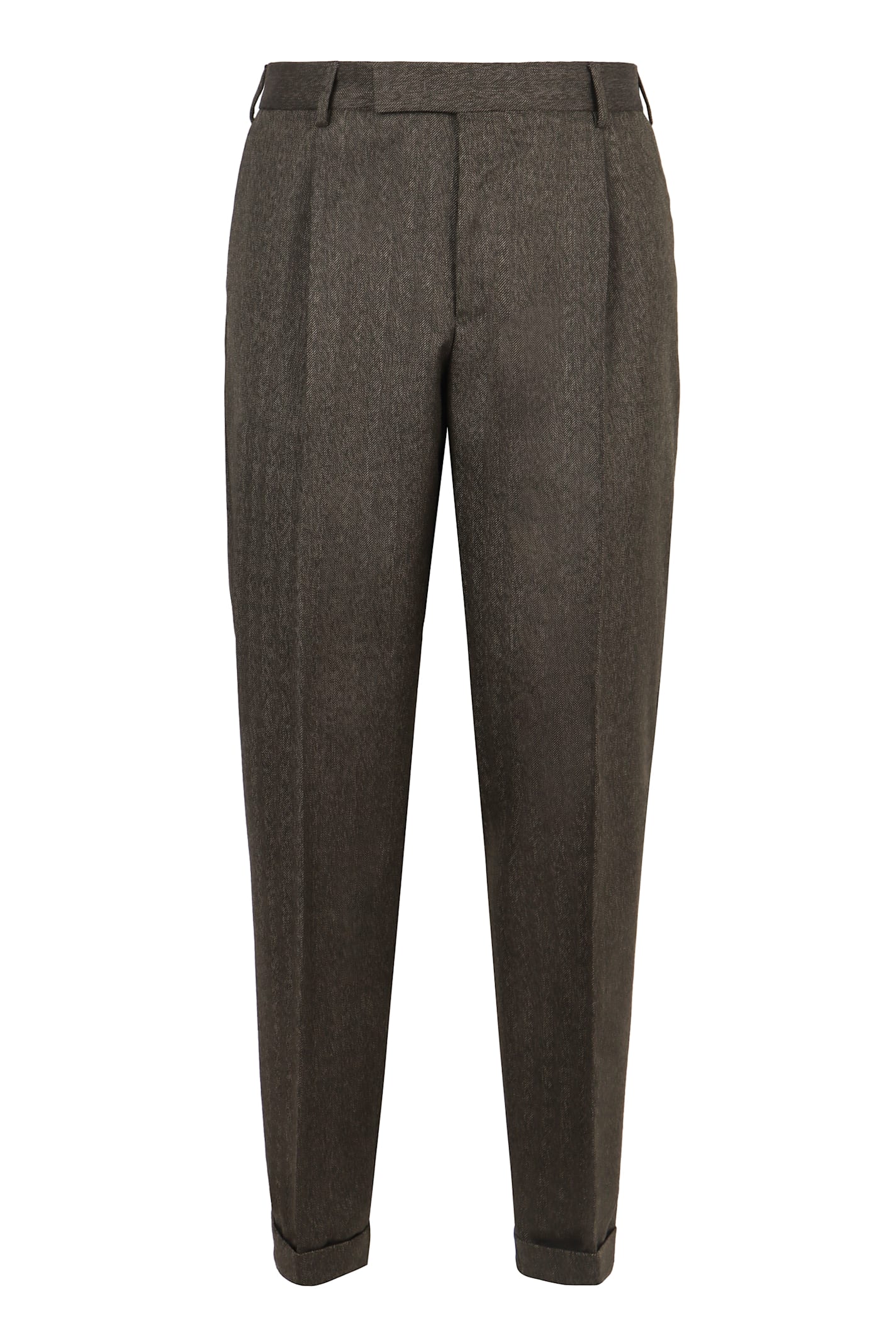 PT TORINO VIRGIN WOOL TROUSERS 