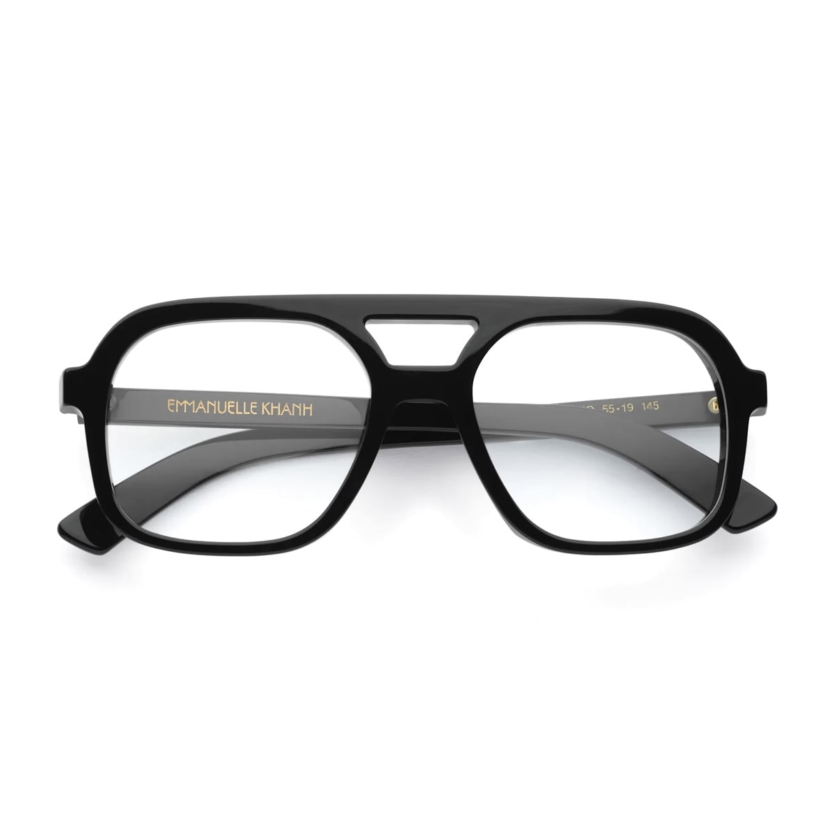 Emmanuelle Khanh Massa 16 Noir/nero Glasses In Black