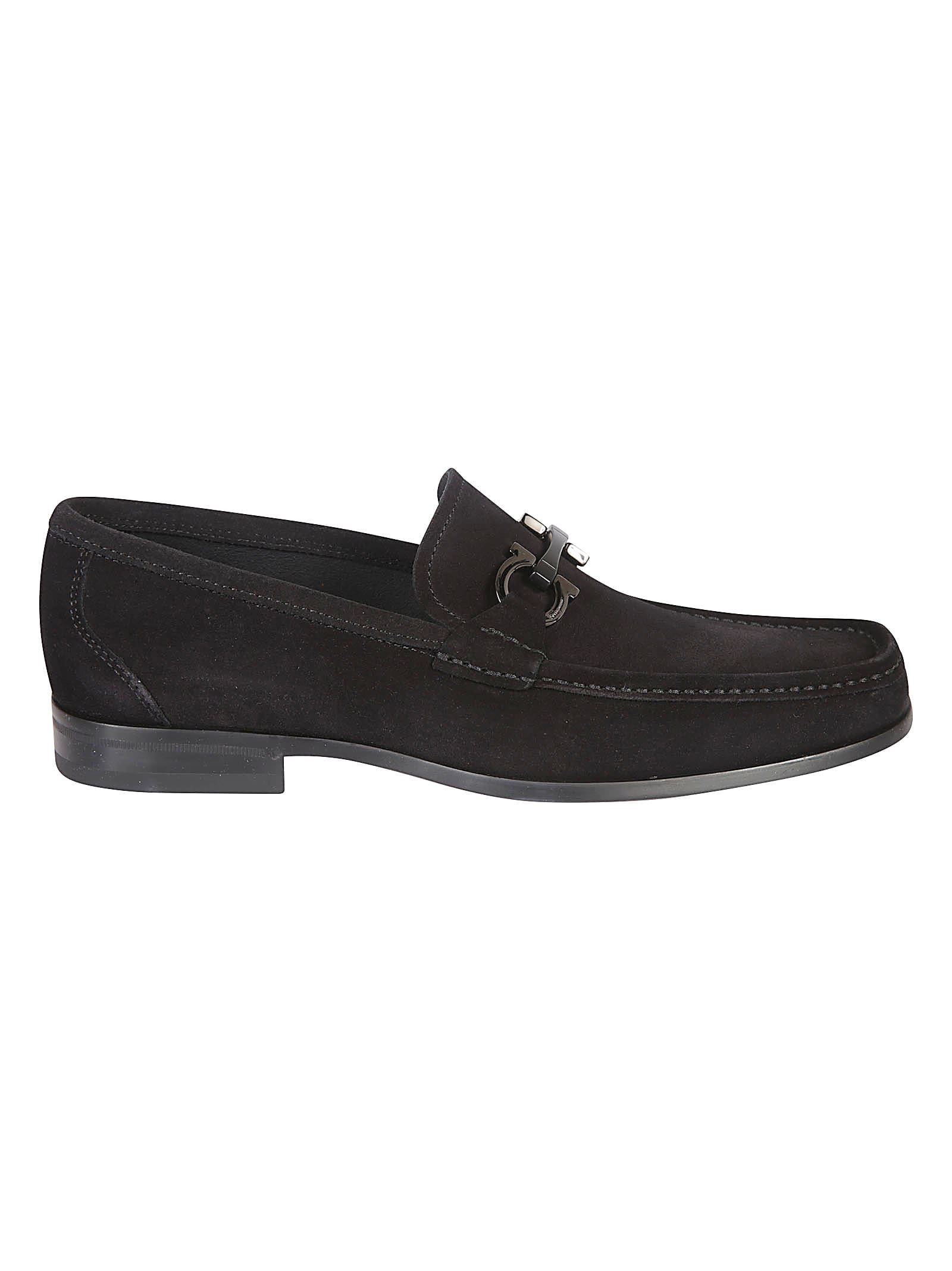 salvatore ferragamo grandioso suede loafers