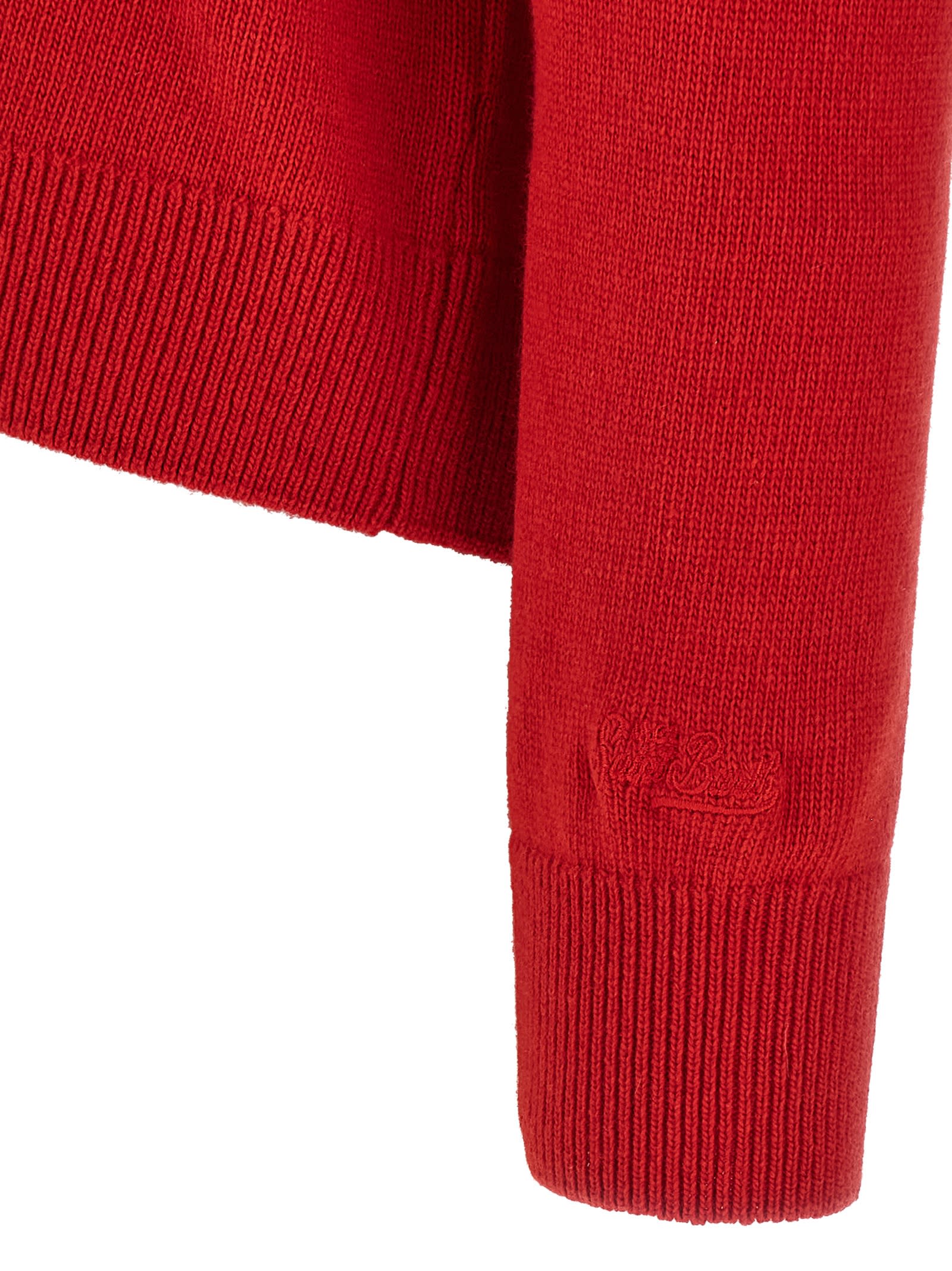 Mc2 Saint Barth New Queen Sweater In Red