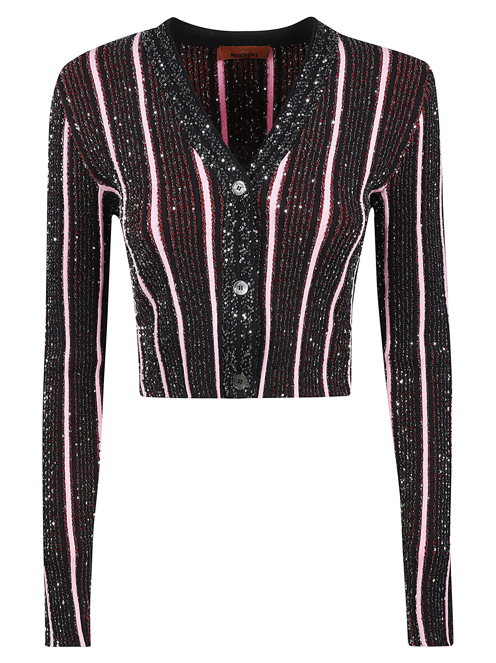 Glittery Cropped Cardigan