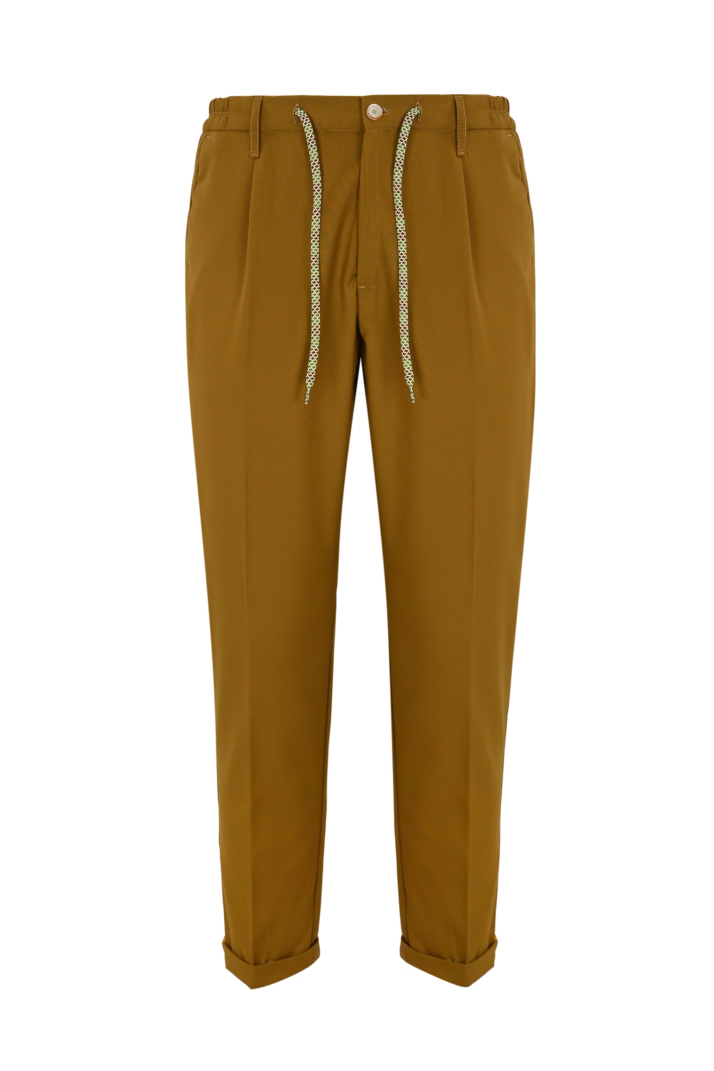 Viscose Trousers With Drawstring
