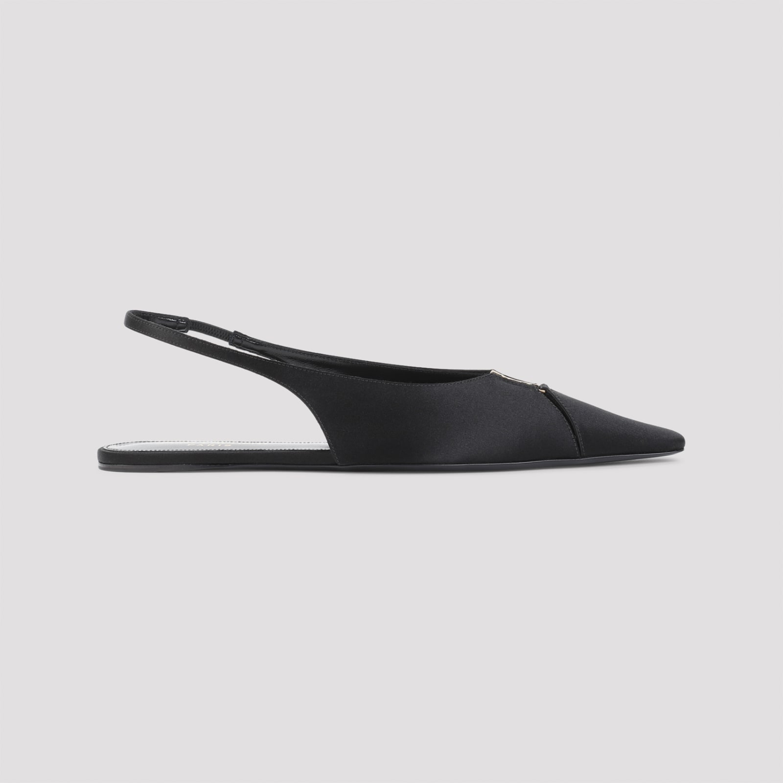 Shop Saint Laurent Babylone 00 Sandal In Nero