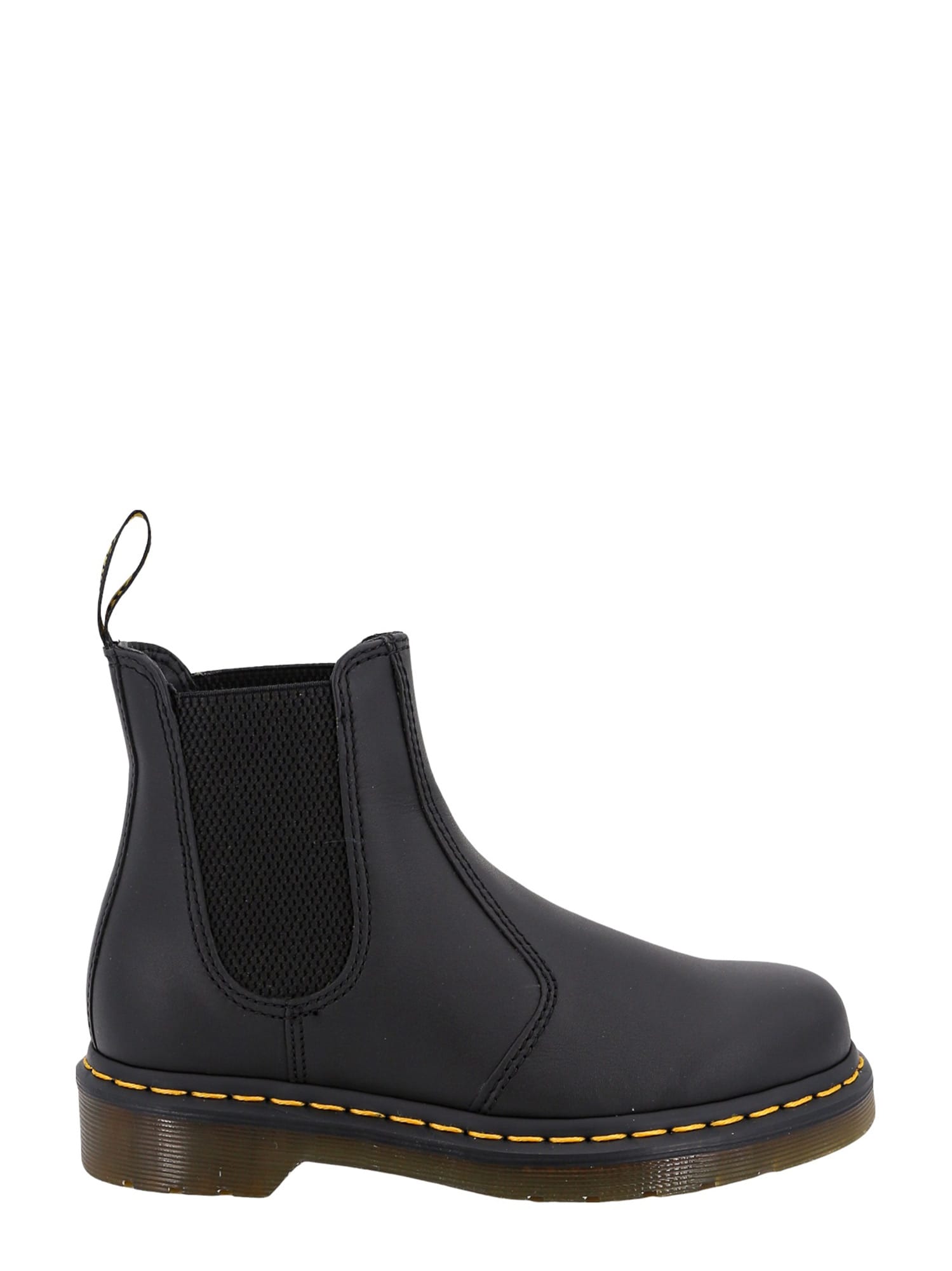DR. MARTENS' 2976 LOW HEELS ANKLE BOOTS IN BLACK LEATHER