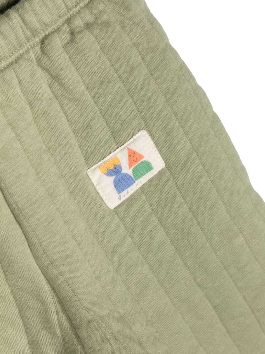 Shop Bobo Choses Quilted Jogging Pants In Green