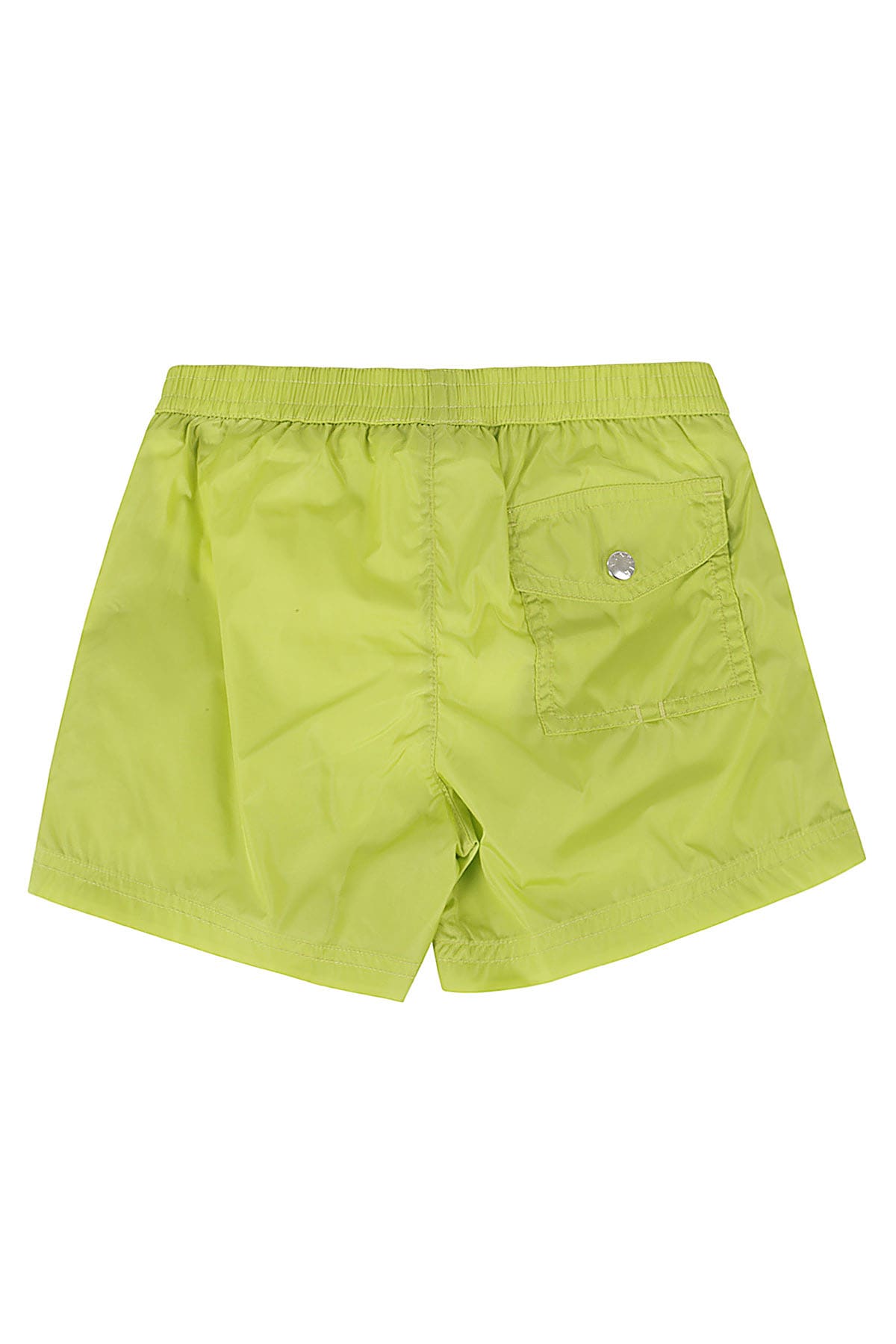 Shop Moncler Shorts In G Lime