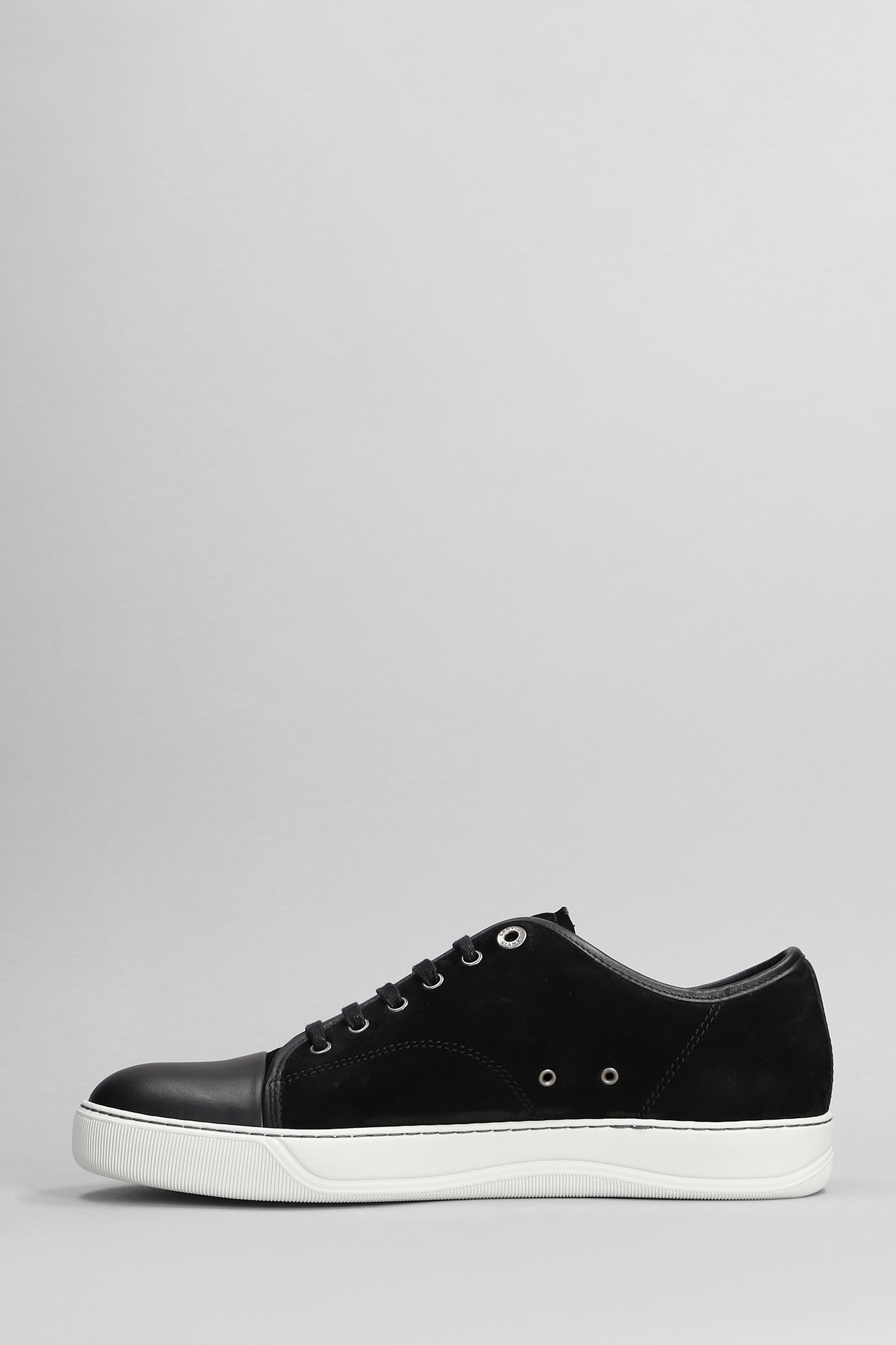 Shop Lanvin Dbb1 Sneakers In Black Suede