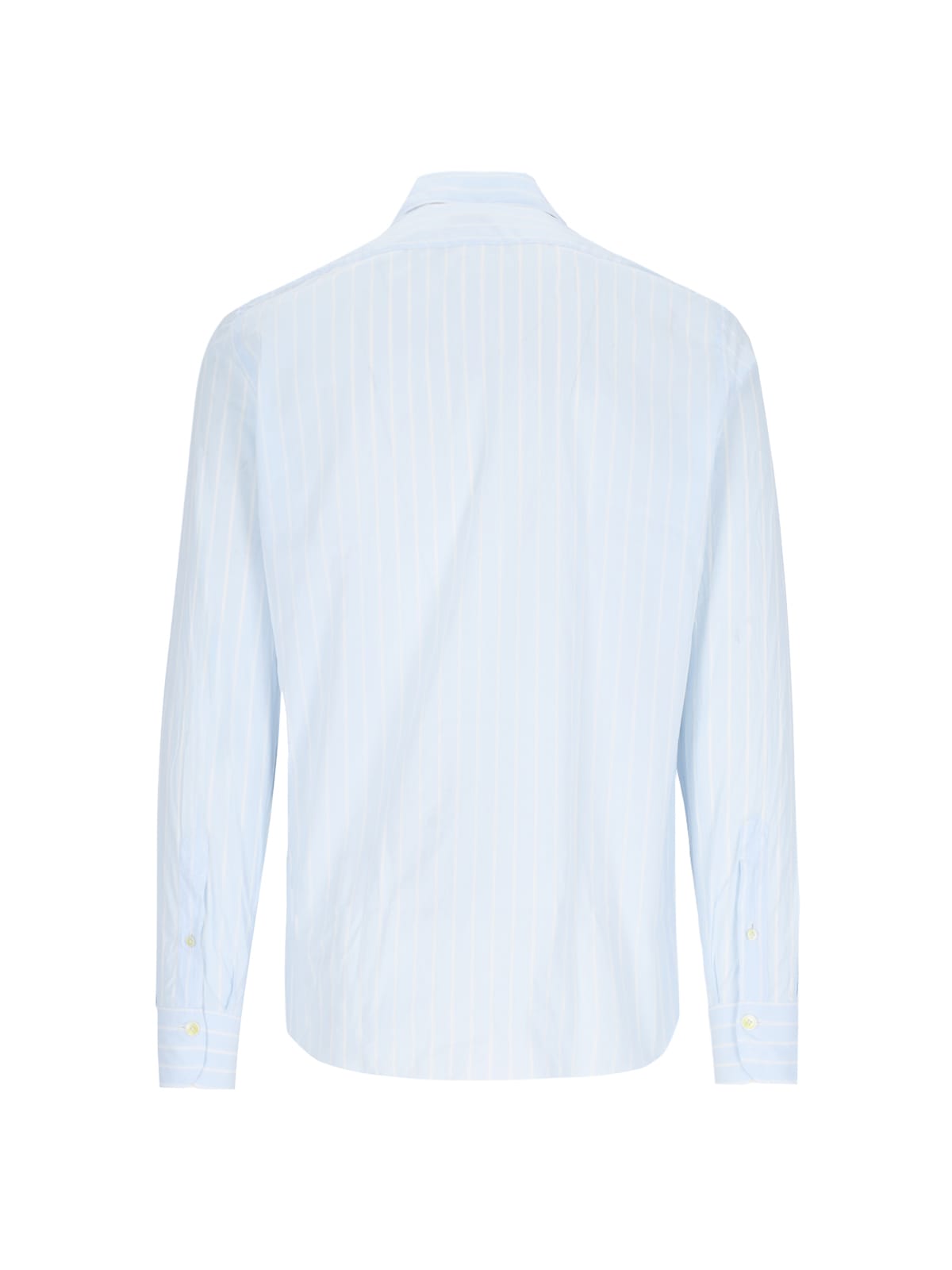 Shop Finamore Milano Classic Shirt In Light Blue