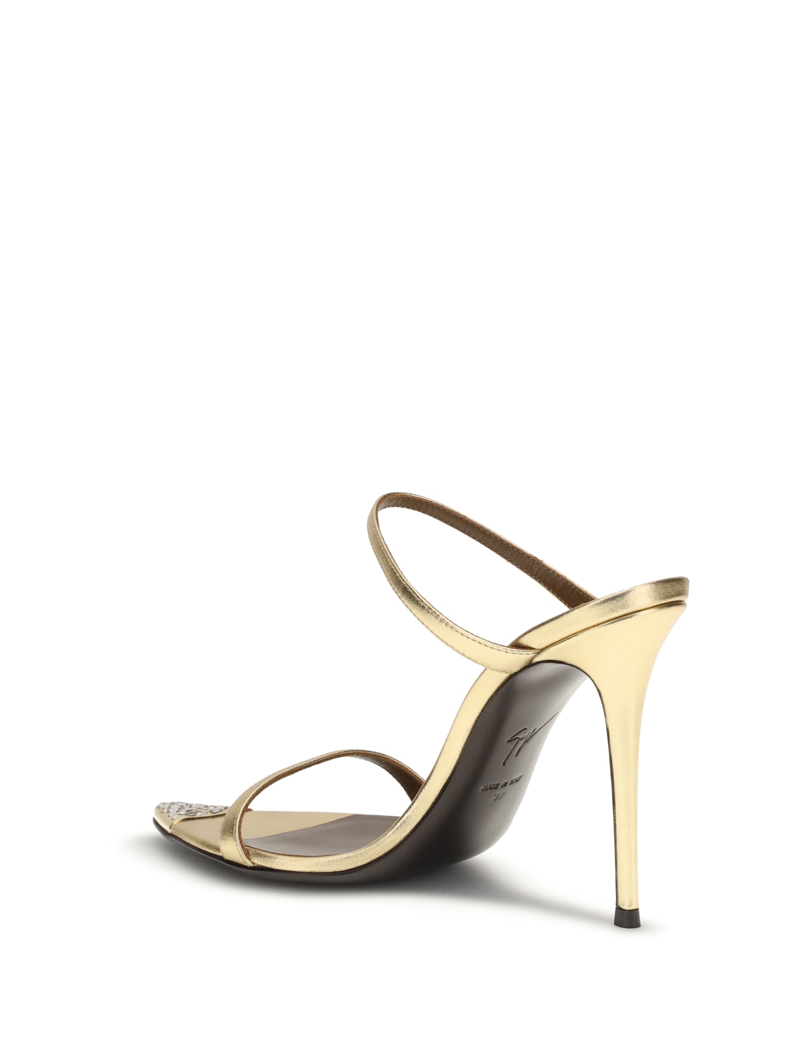Giuseppe Zanotti Intriigo Jewelry Sandals In Gold