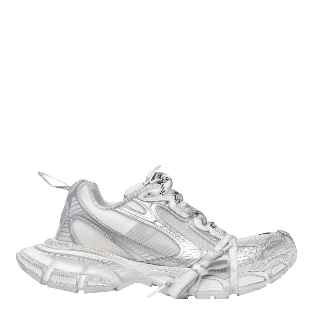 Shop Balenciaga 3xl Sneakers In Silver