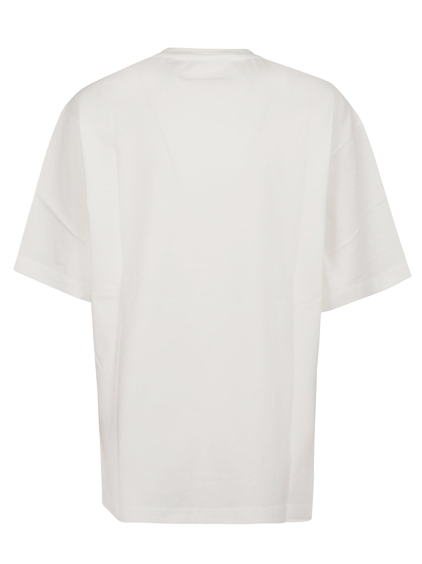 Shop Sportmax Valico T-shirt In Bianco Ottico