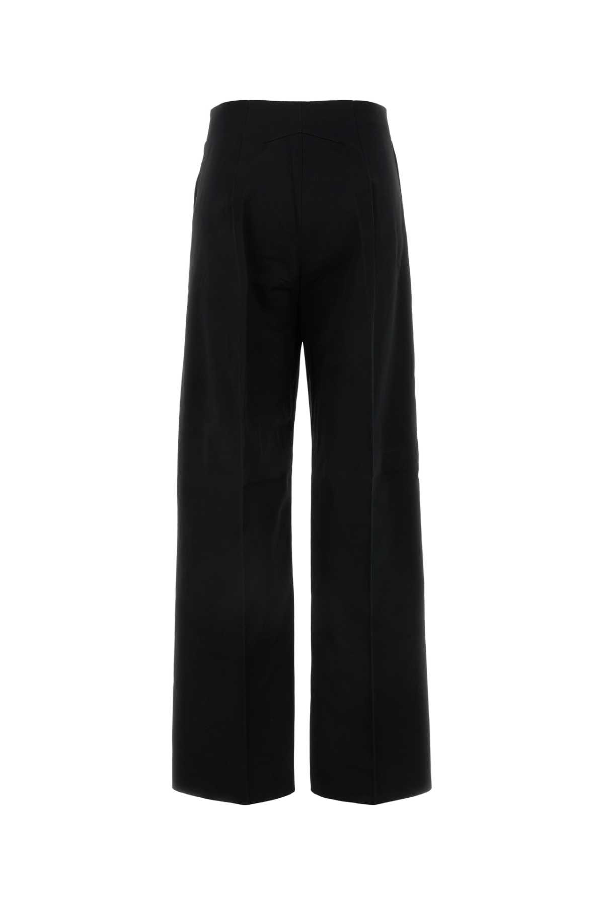 Patou Large Belt Trousers In Black
