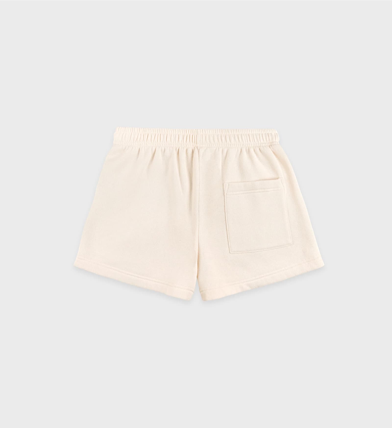 Sporty & Rich Bh Riding Club Soft Disco Short In Neutral