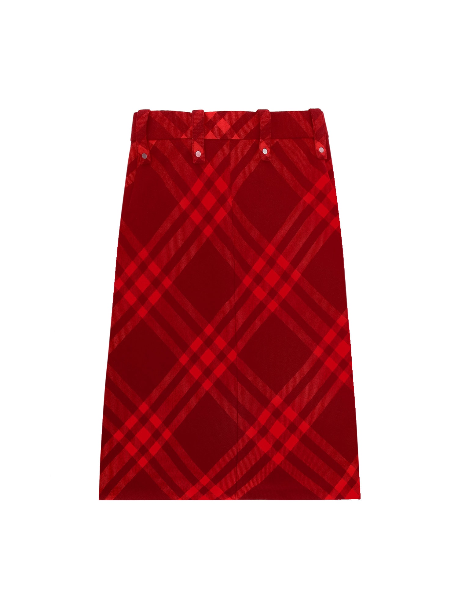 Shop Burberry Skirt In Multicolour
