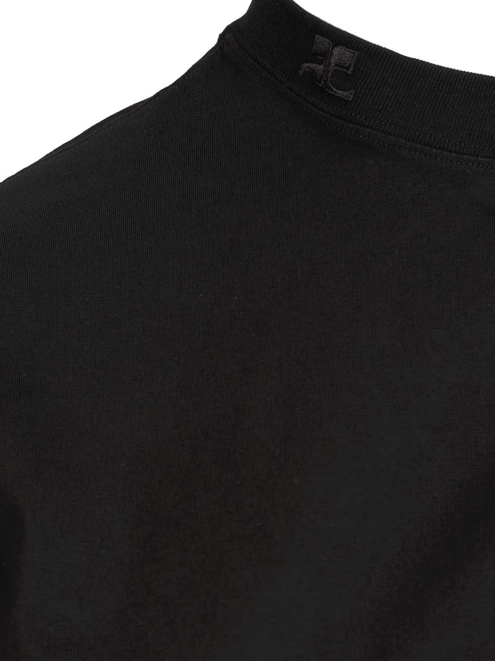 Courrèges Courreges Women Asymmetrical T-shirt In Black