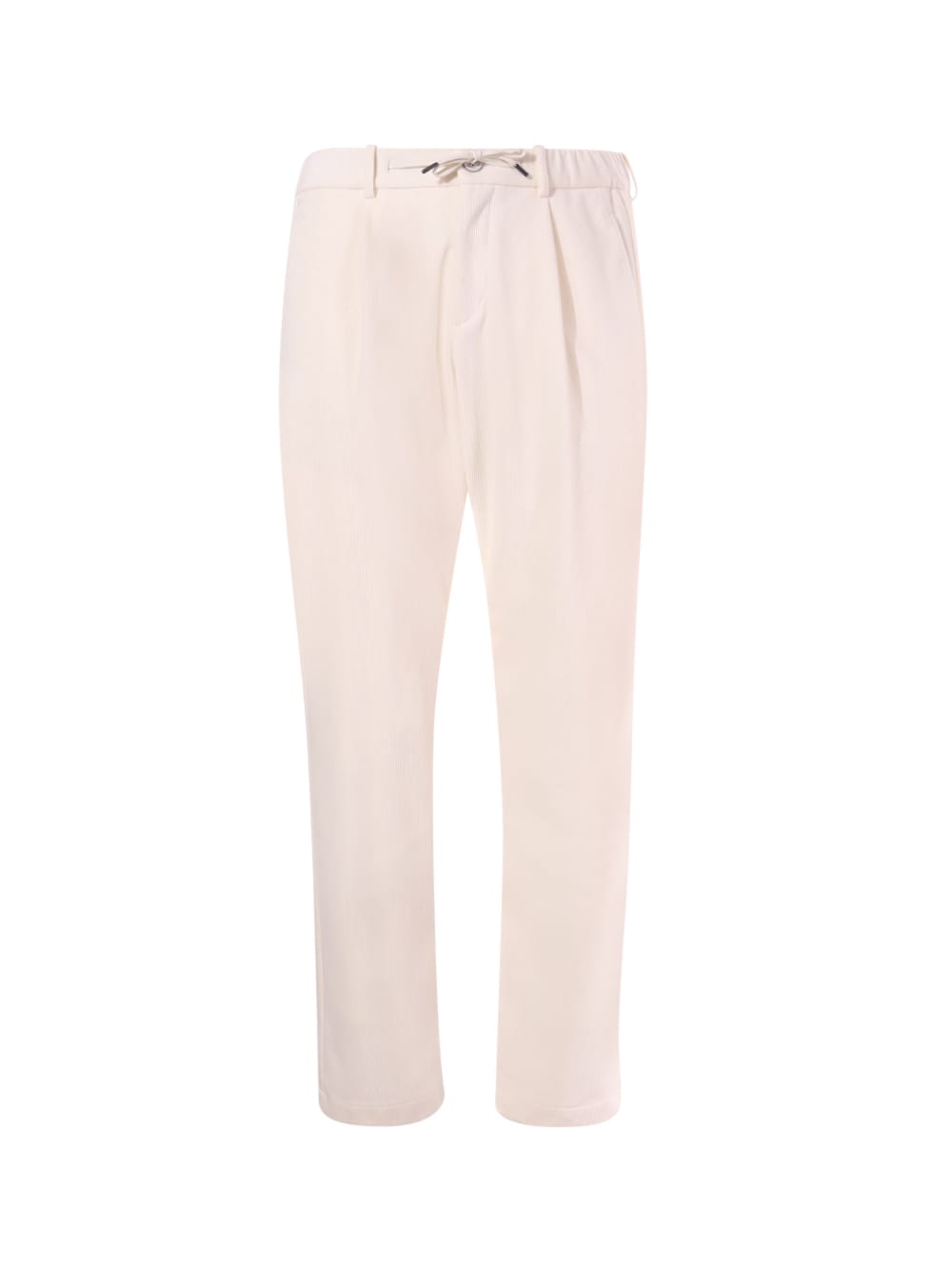 Shop Herno Trousers In Natural