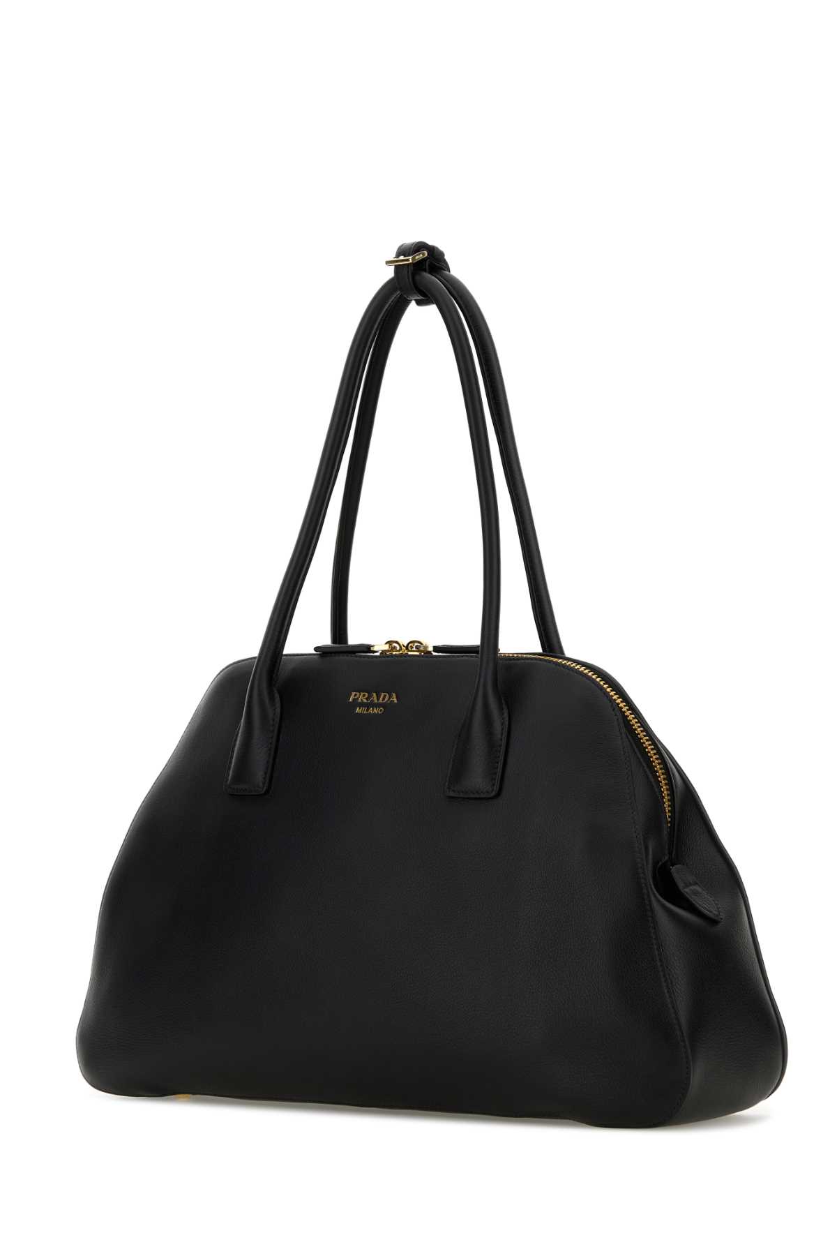 Shop Prada Pelle In Nero