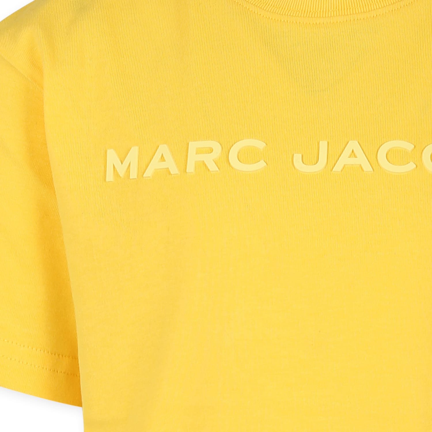 Marc Jacobs Yellow T-shirt For Kids With Logo In Yellow