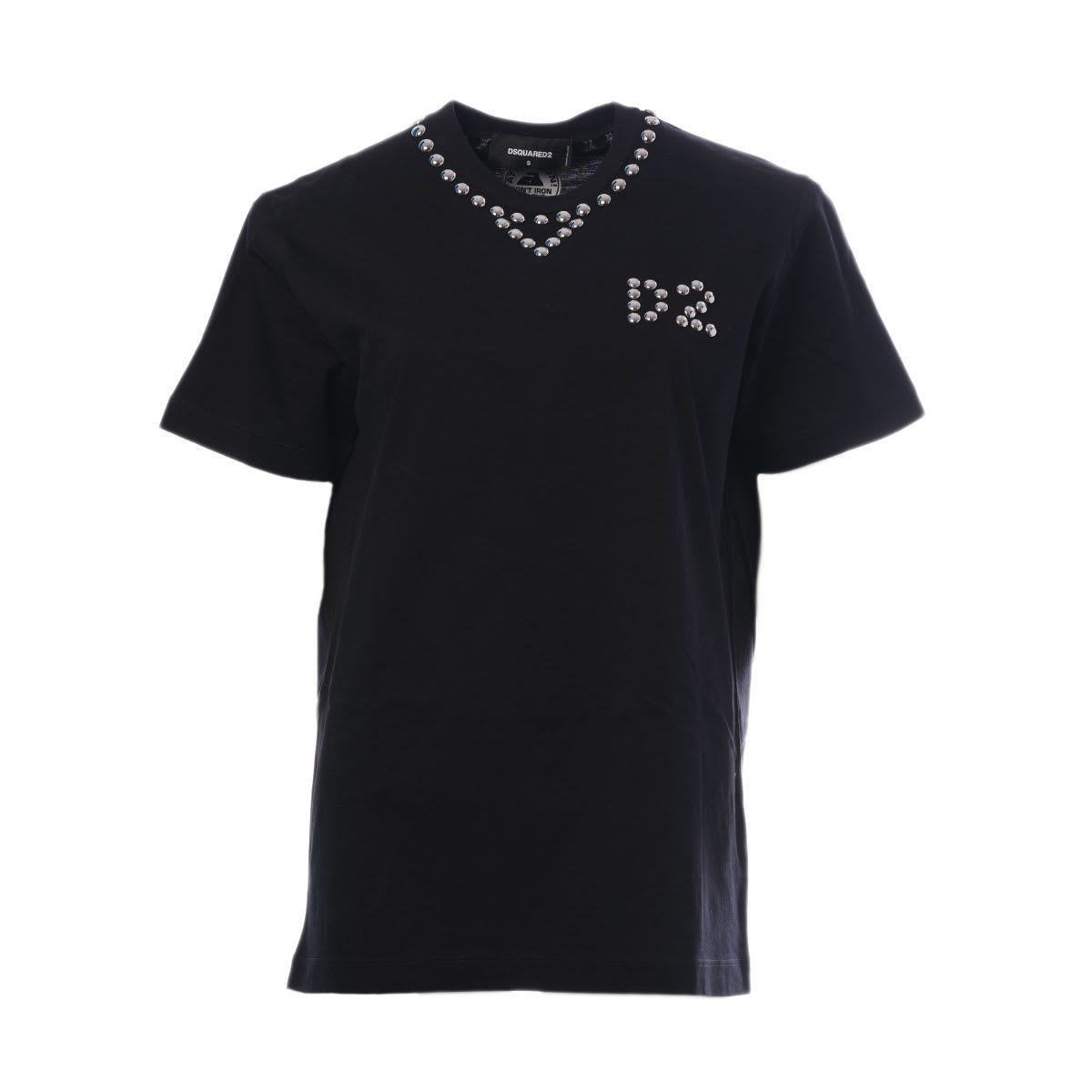 Dsquared2 Bead Logo & Neck Detail T-shirt