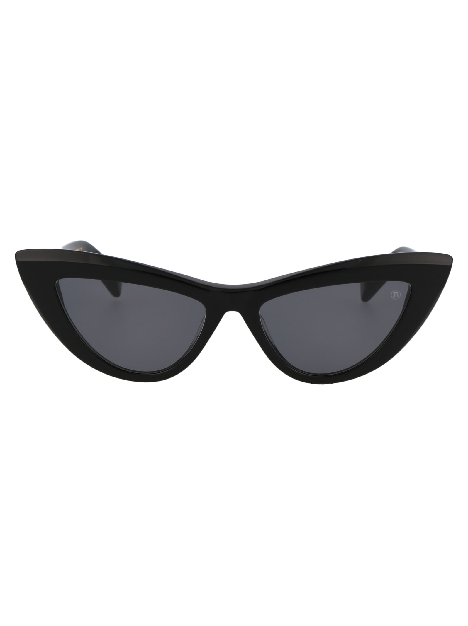 Shop Balmain Jolie Sunglasses In Black Gold