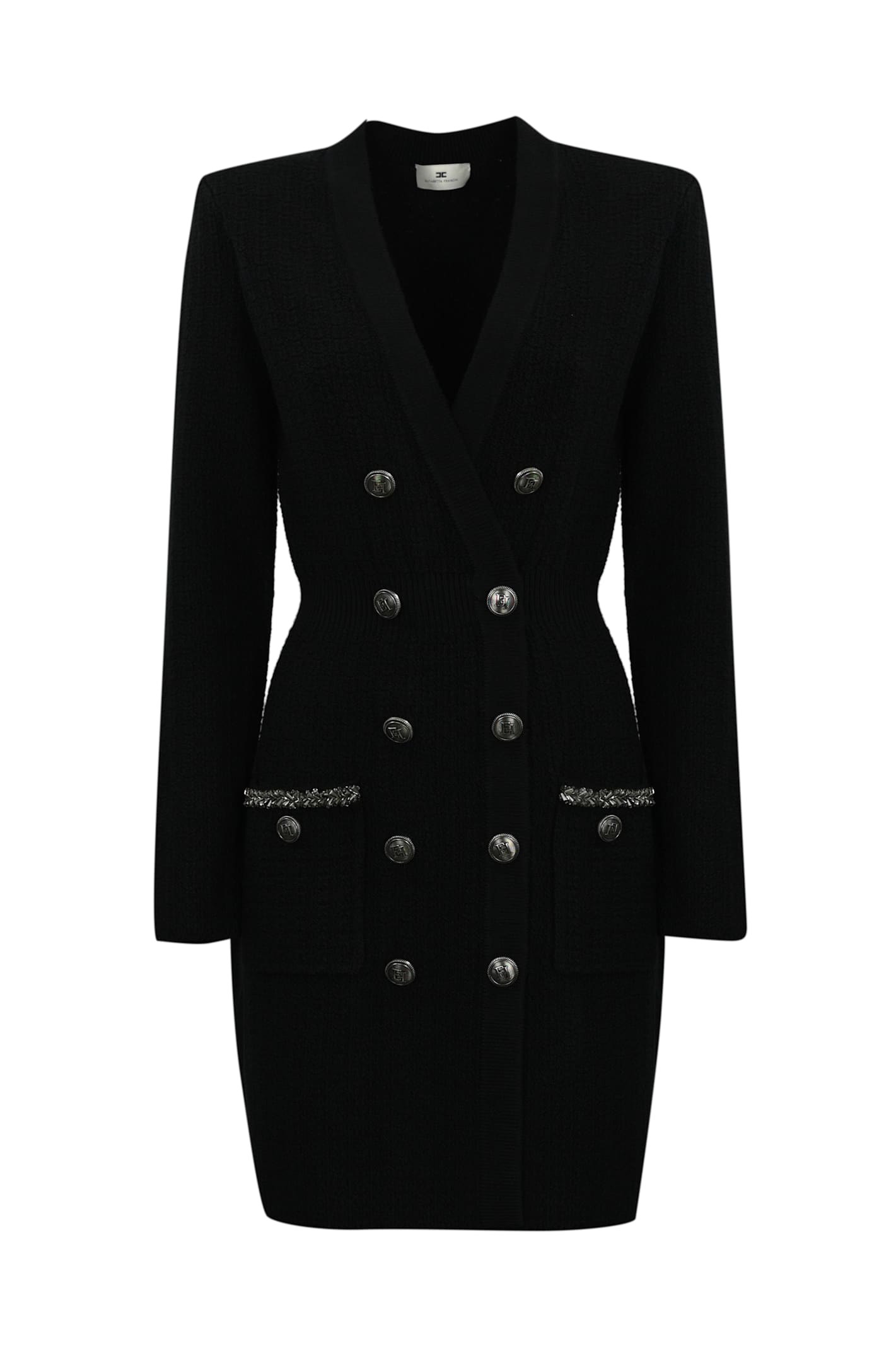 Elisabetta Franchi Dress  Woman Color Black In Black
