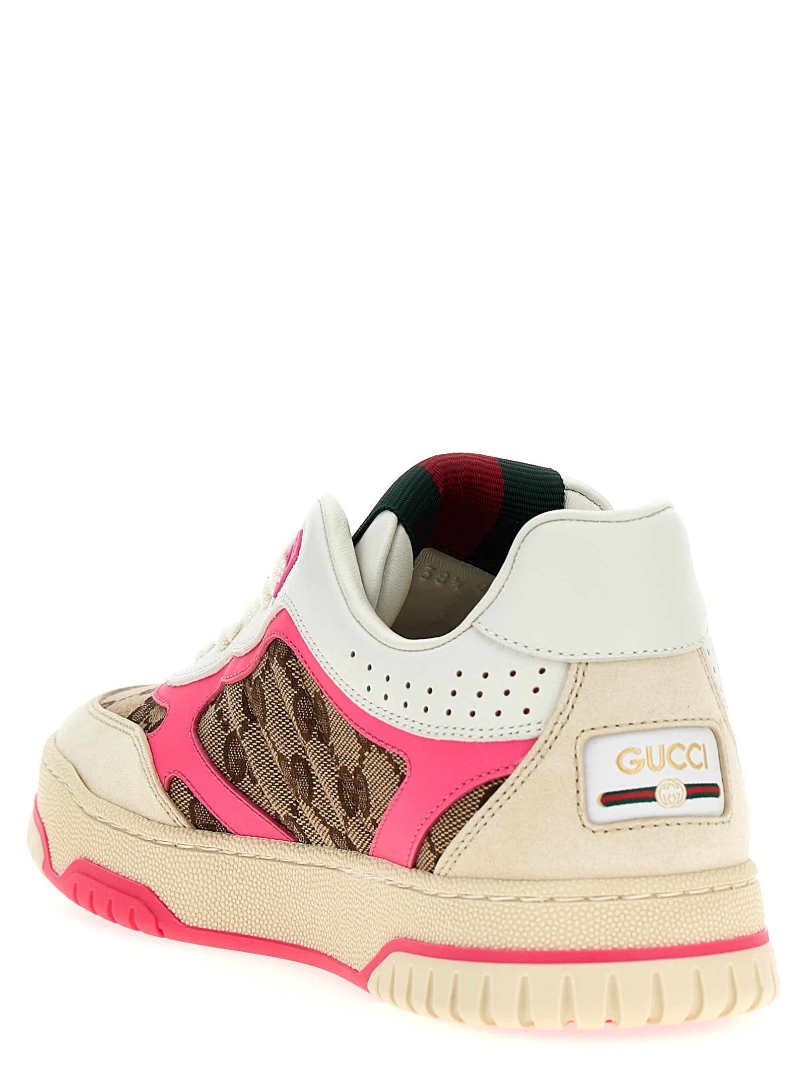 Shop Gucci Re-web Sneakers In Multicolor