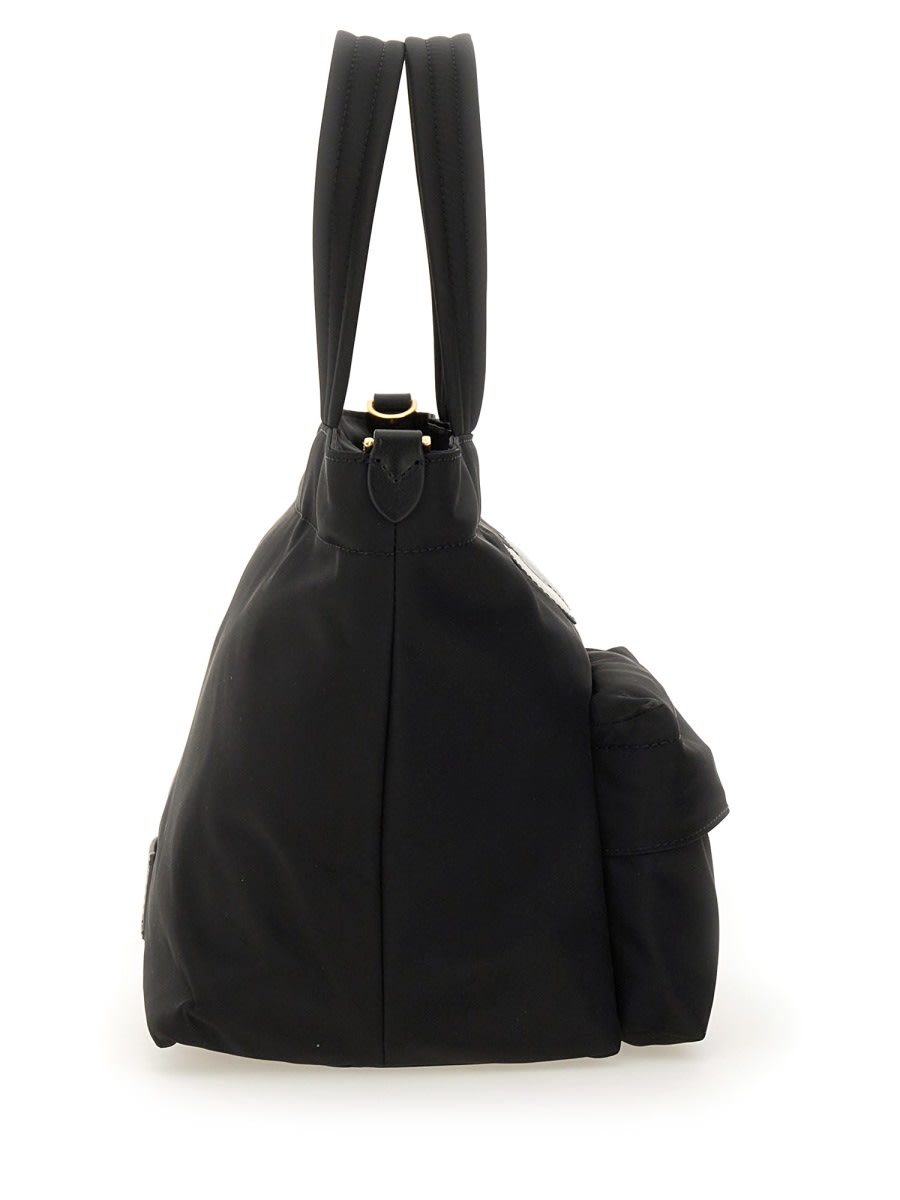 Shop Anya Hindmarch Mini Eyes Tote Bag In Black