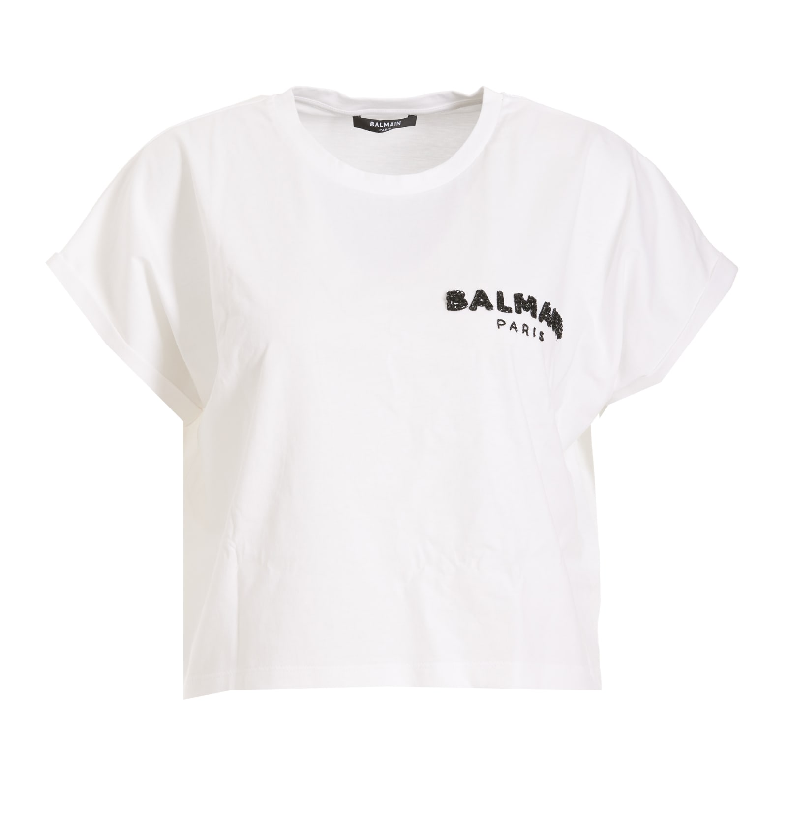Balmain Glitter Logo T-shirt
