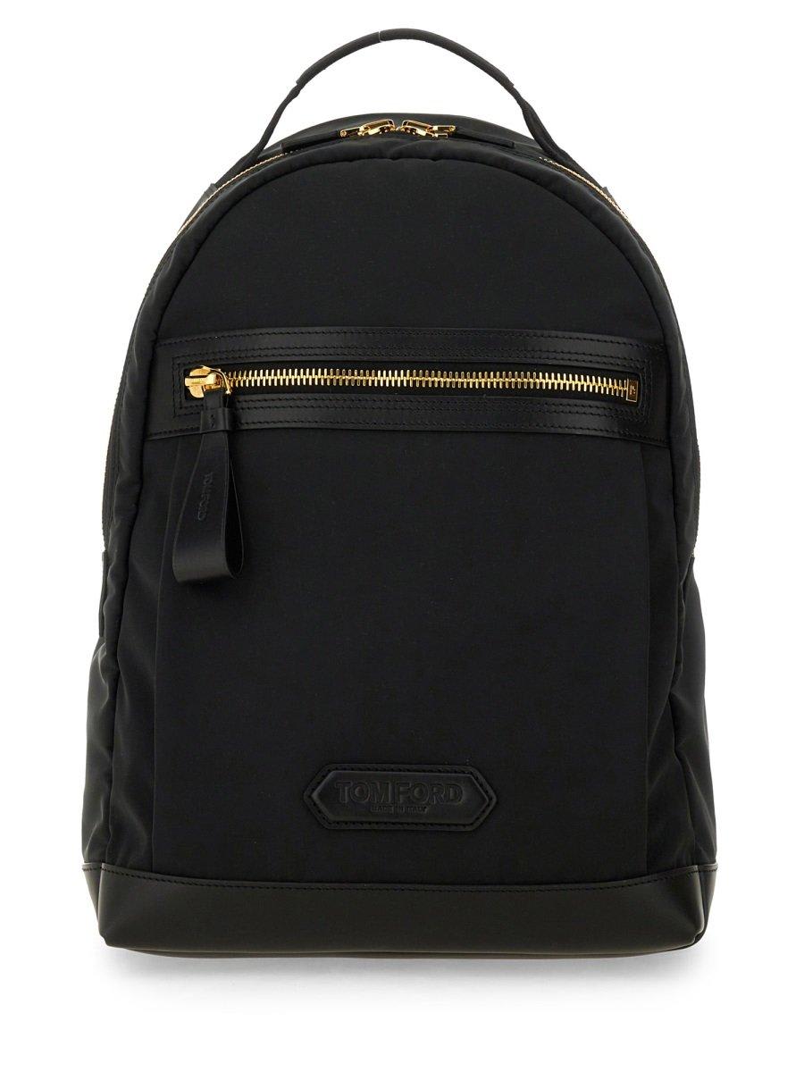 Logo-patch Zipped Backpack