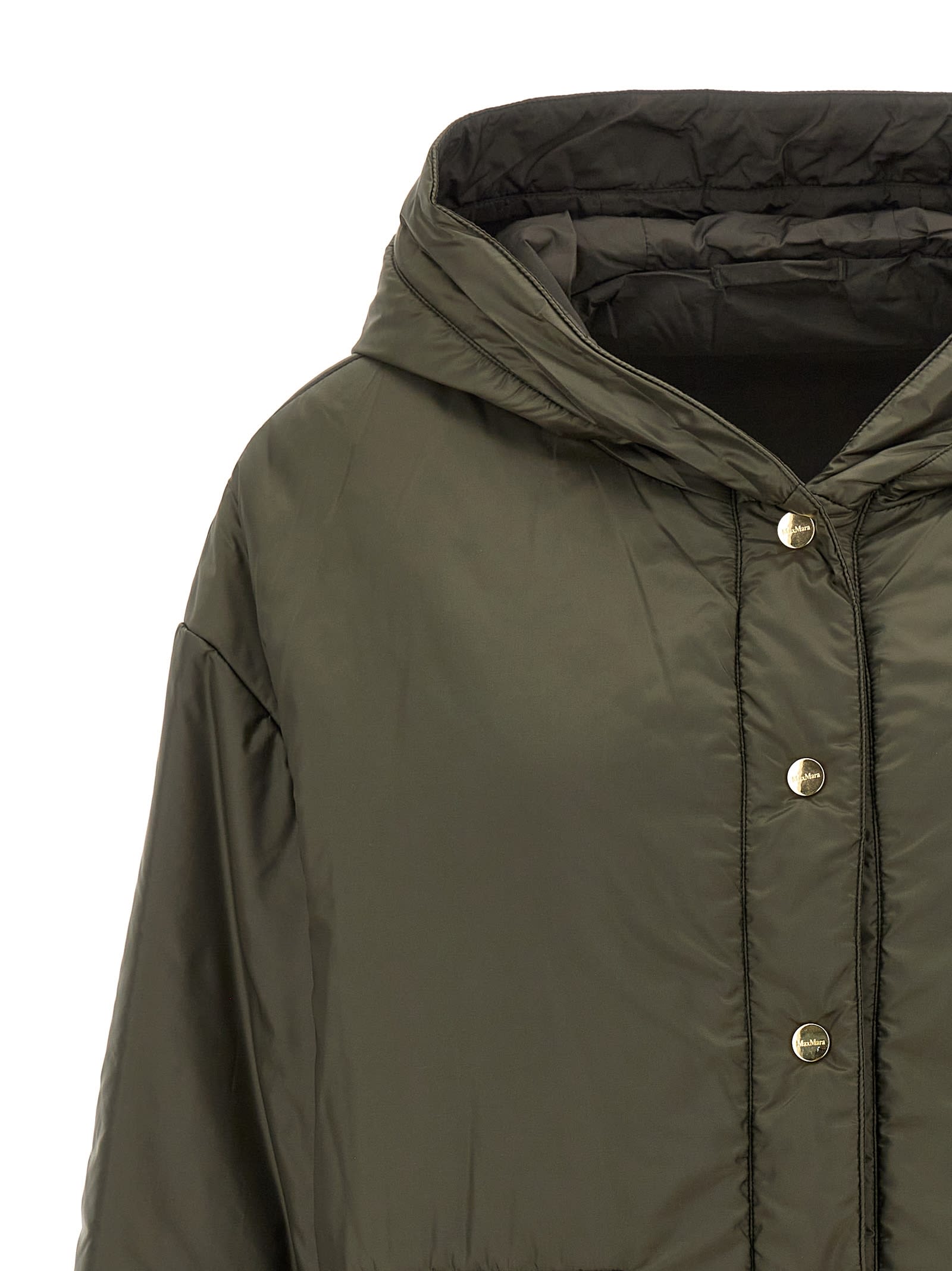 MAX MARA THE CUBE GREENMO REVERSIBLE DOWN JACKET 