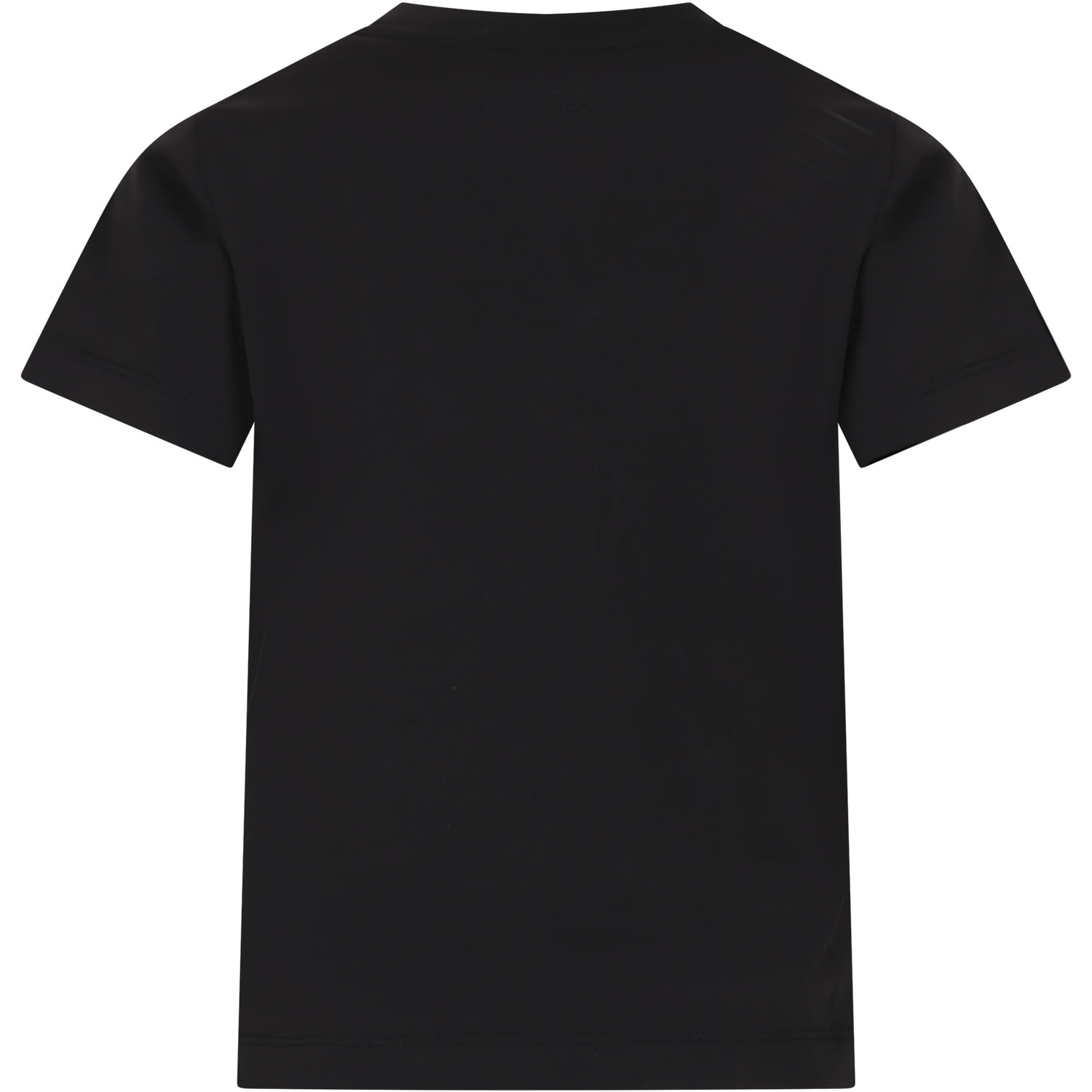 Shop Moncler Black T-shirt For Boy With Logo