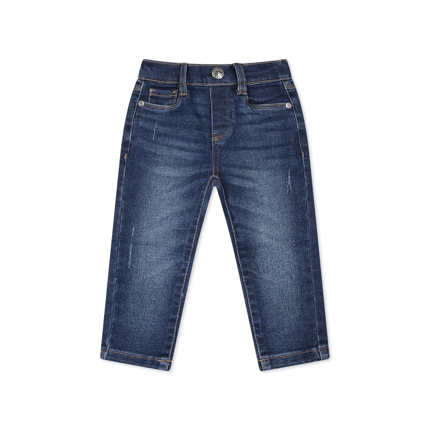 Shop Richmond Blue Jeans For Baby Boy In Denim