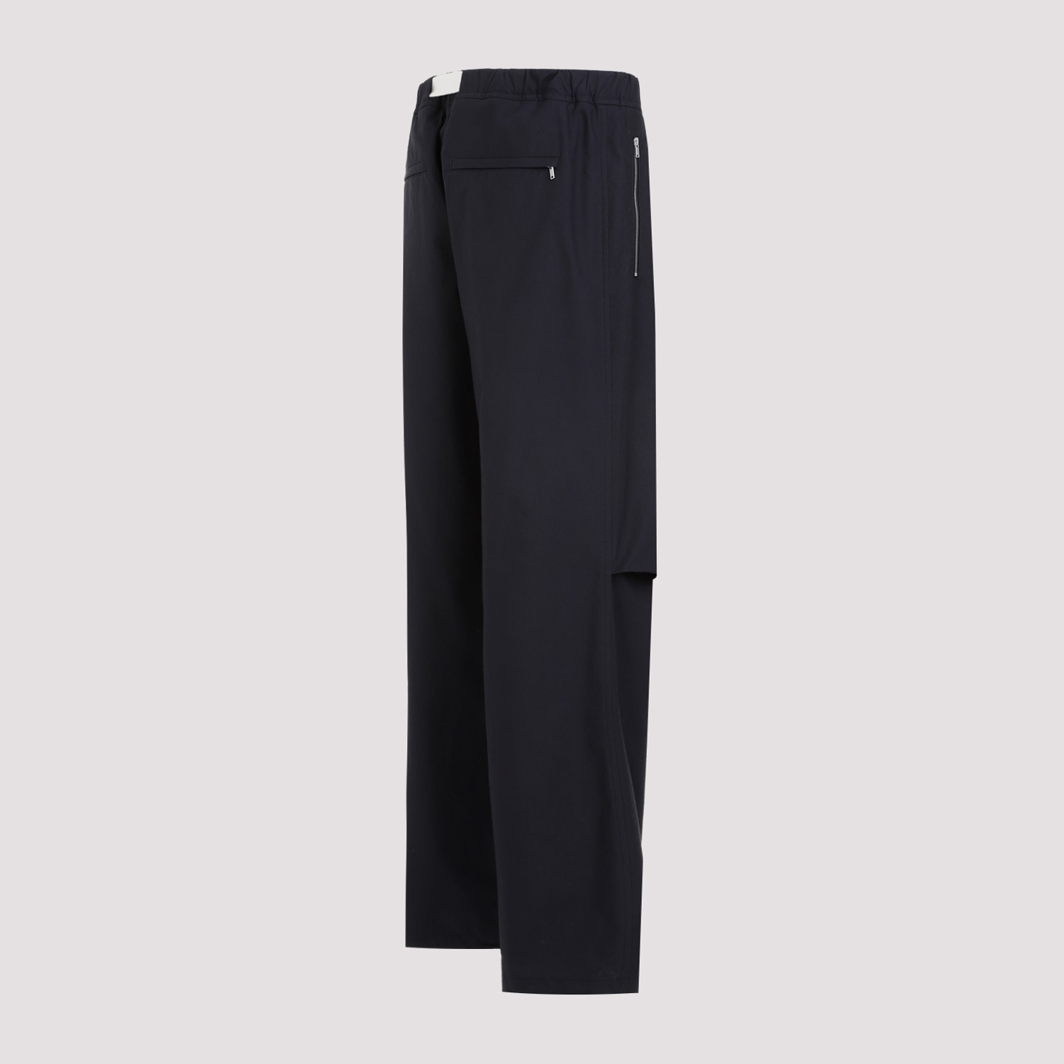 Shop Jil Sander Trousers In Navy