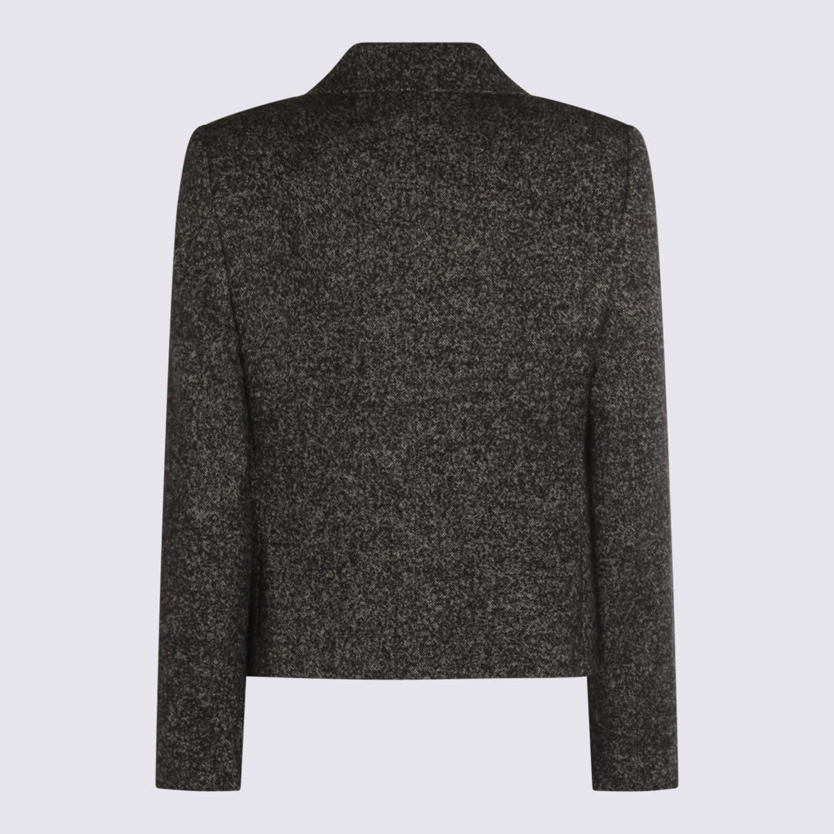 Dolce & Gabbana Grey Wool Blazer In Gray