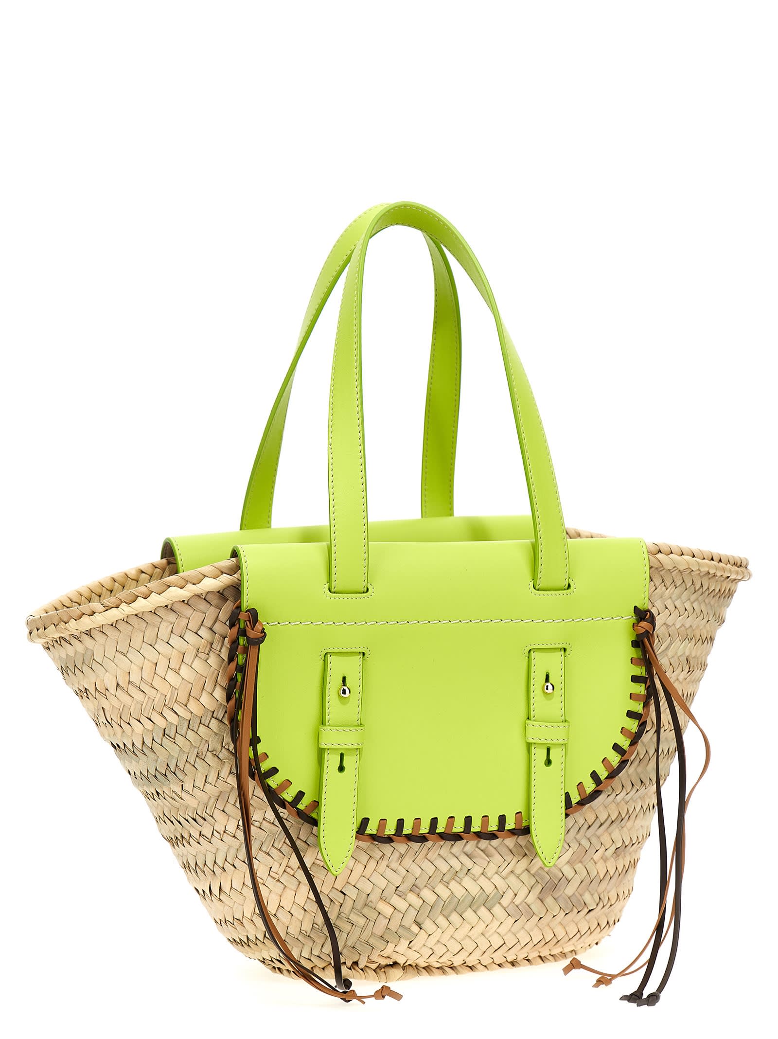 Shop Cuba Lab X Sanpa Tropicana Shopping Bag In Green