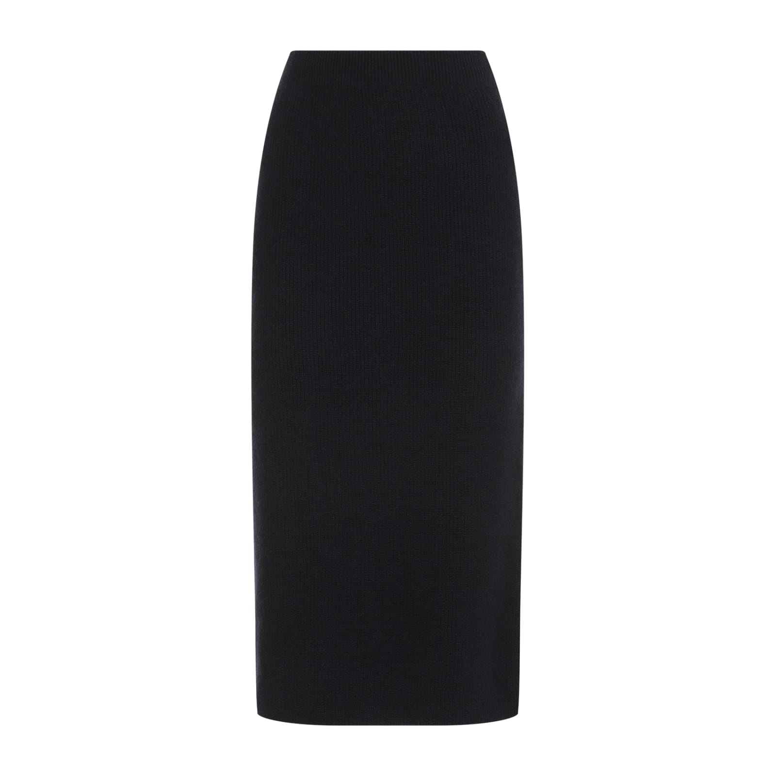 Shop Fabiana Filippi Midi Skirt In Blu Notte