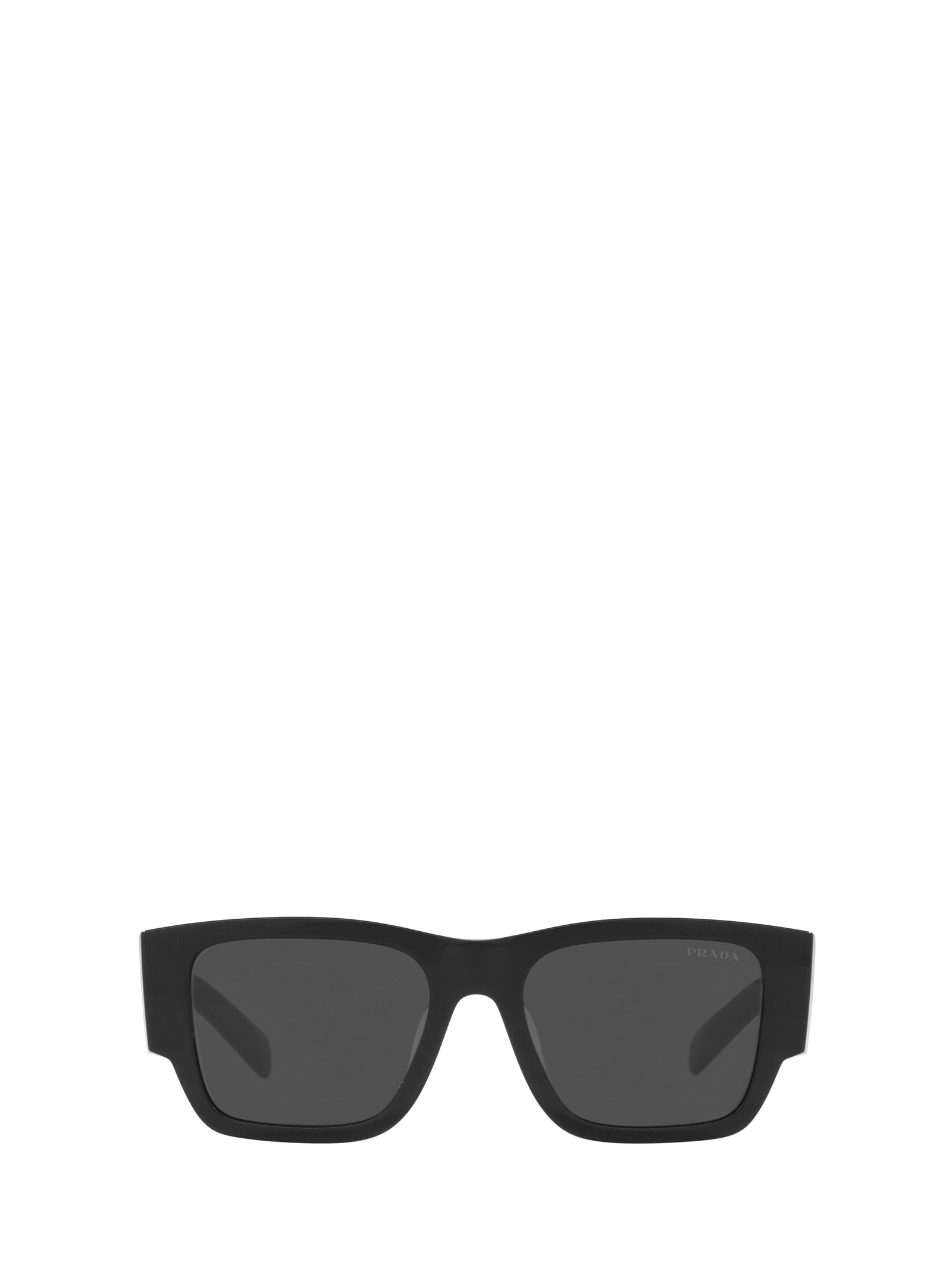 Shop Prada Pr 10zs Black Sunglasses