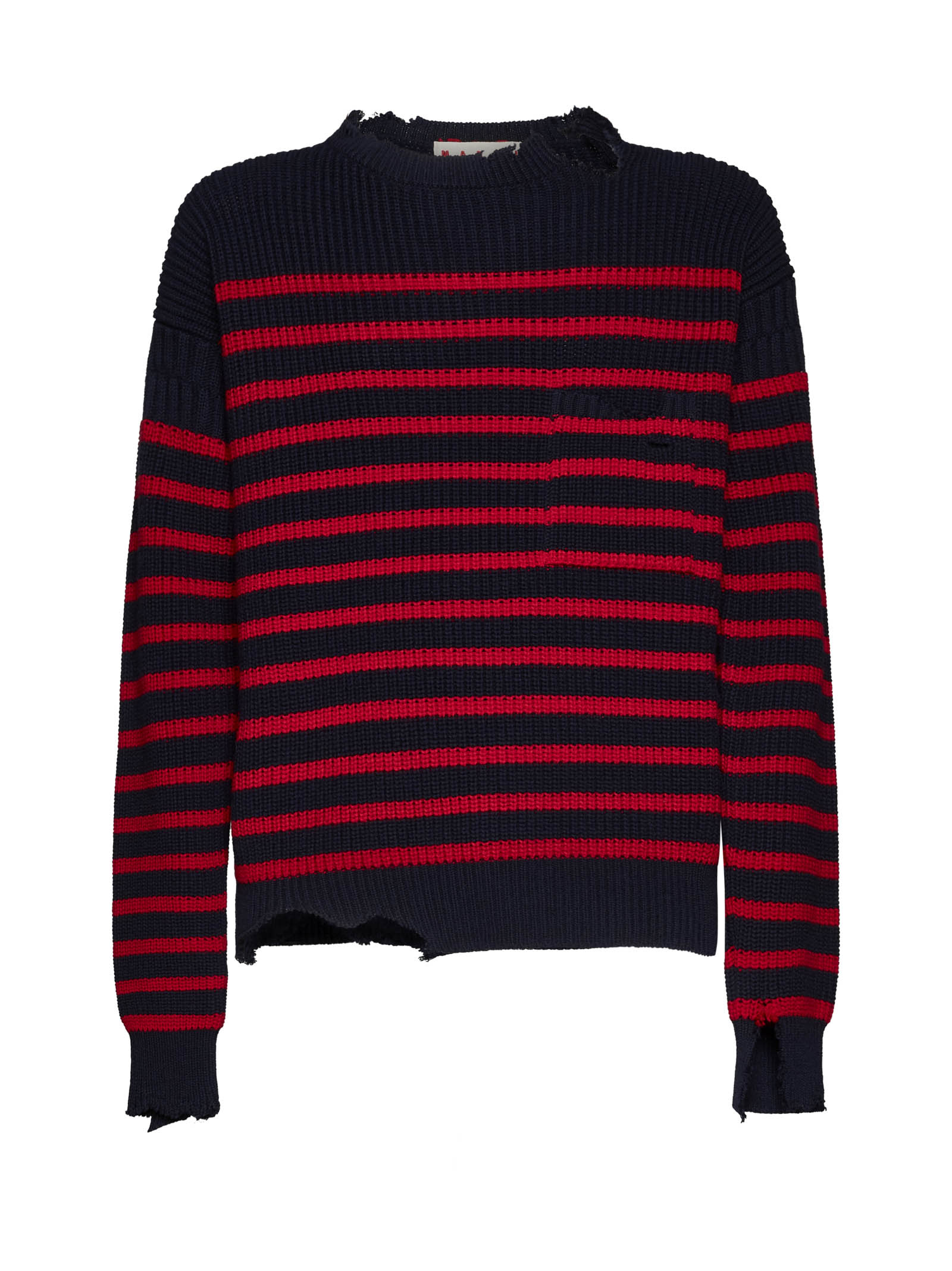 Shop Marni Sweater In Blu Marine