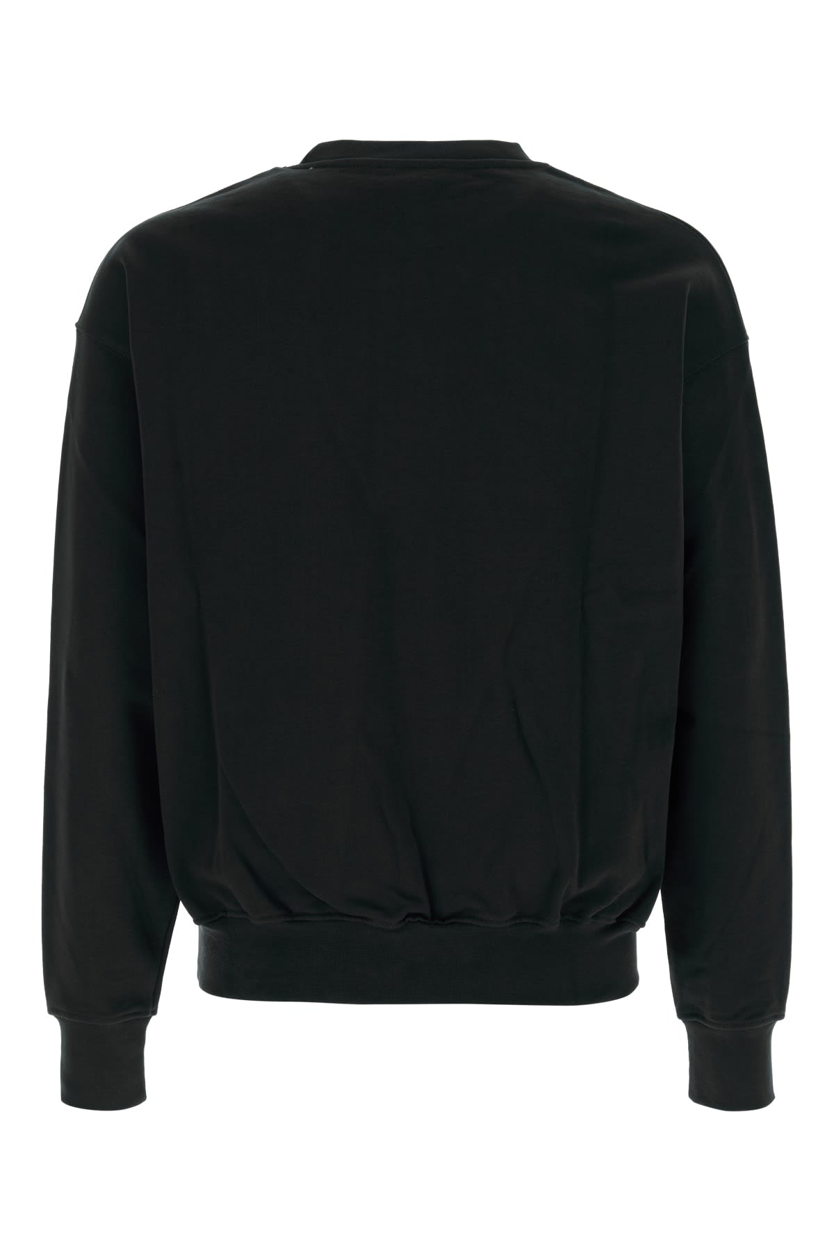Family First Sweatshirt With Heart Embroidery In Black