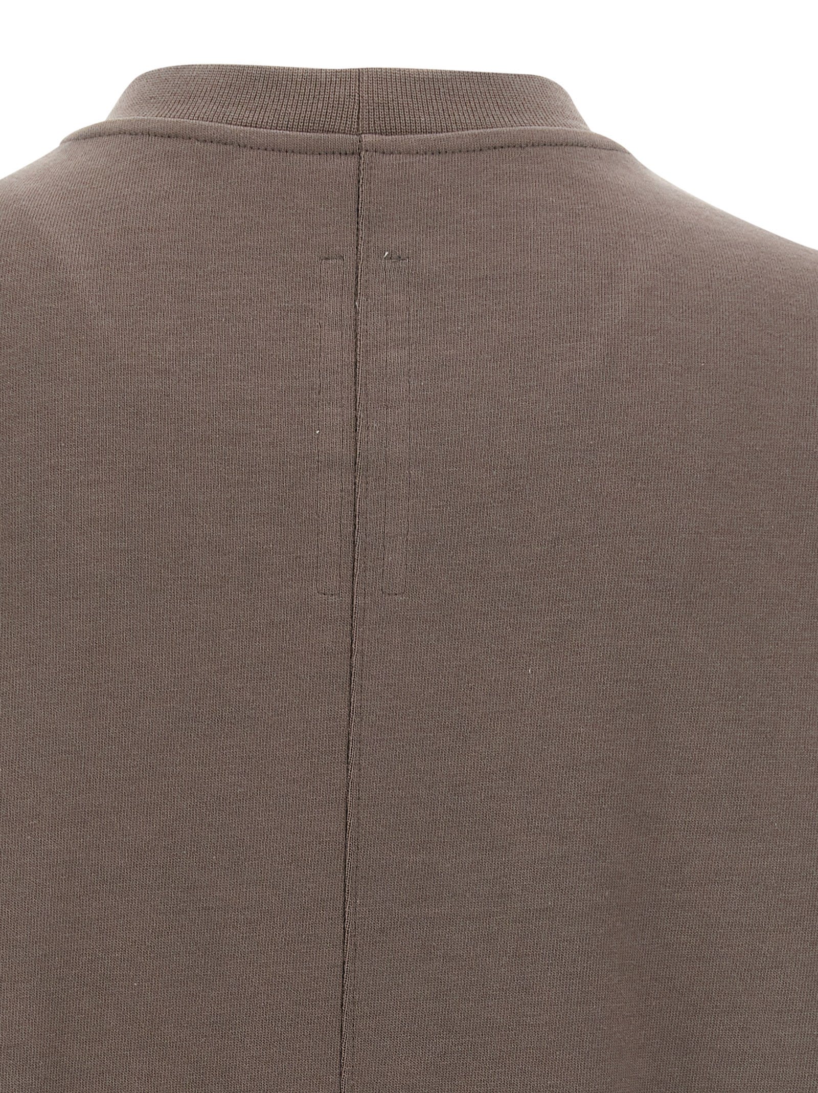 Rick Owens Tommy T T-shirt Gray In Gray