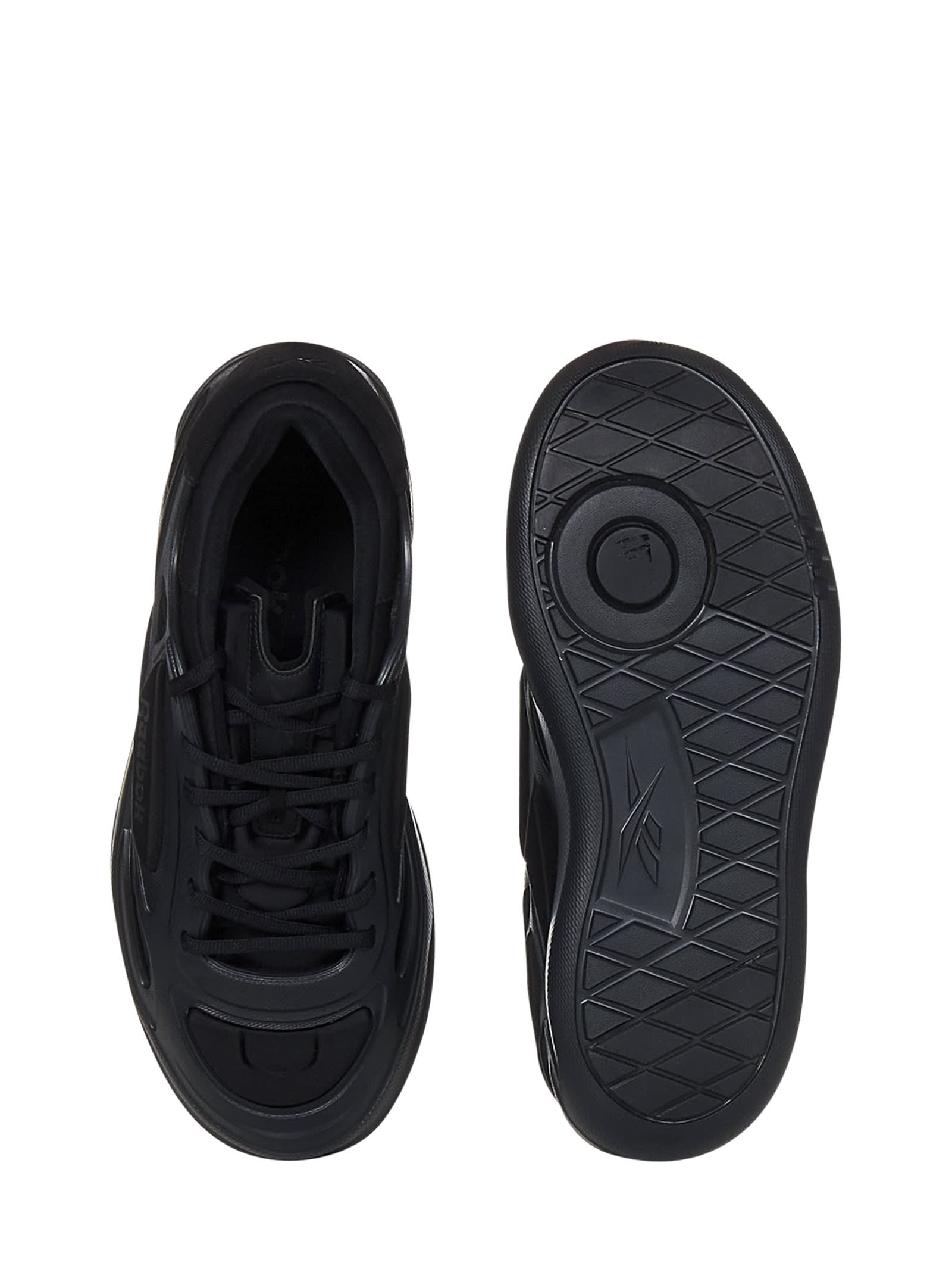 Shop Reebok Reebook Club C Fwd Sneakers In Black