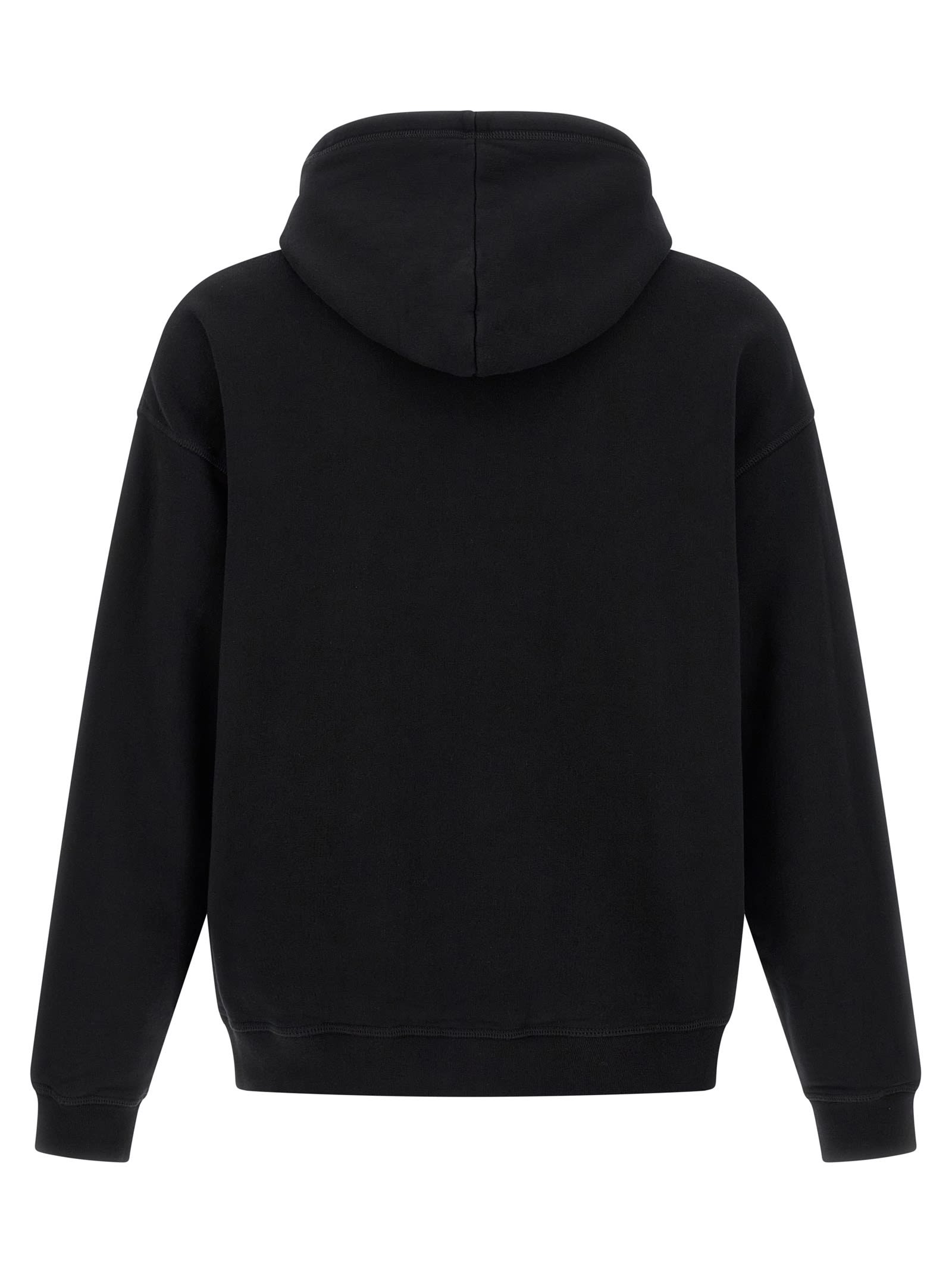 Dsquared2 Sponge Patch Hoodie In Black