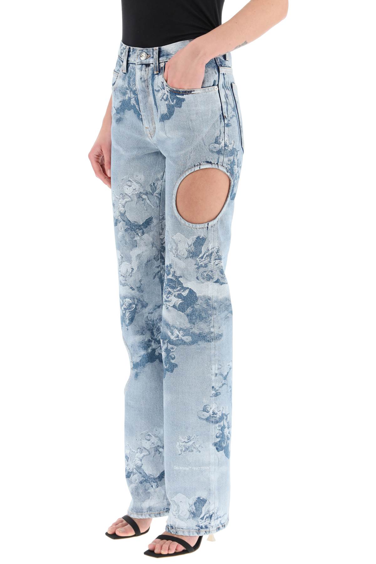Shop Off-white Sky Meteor Cool Baggy Jeans