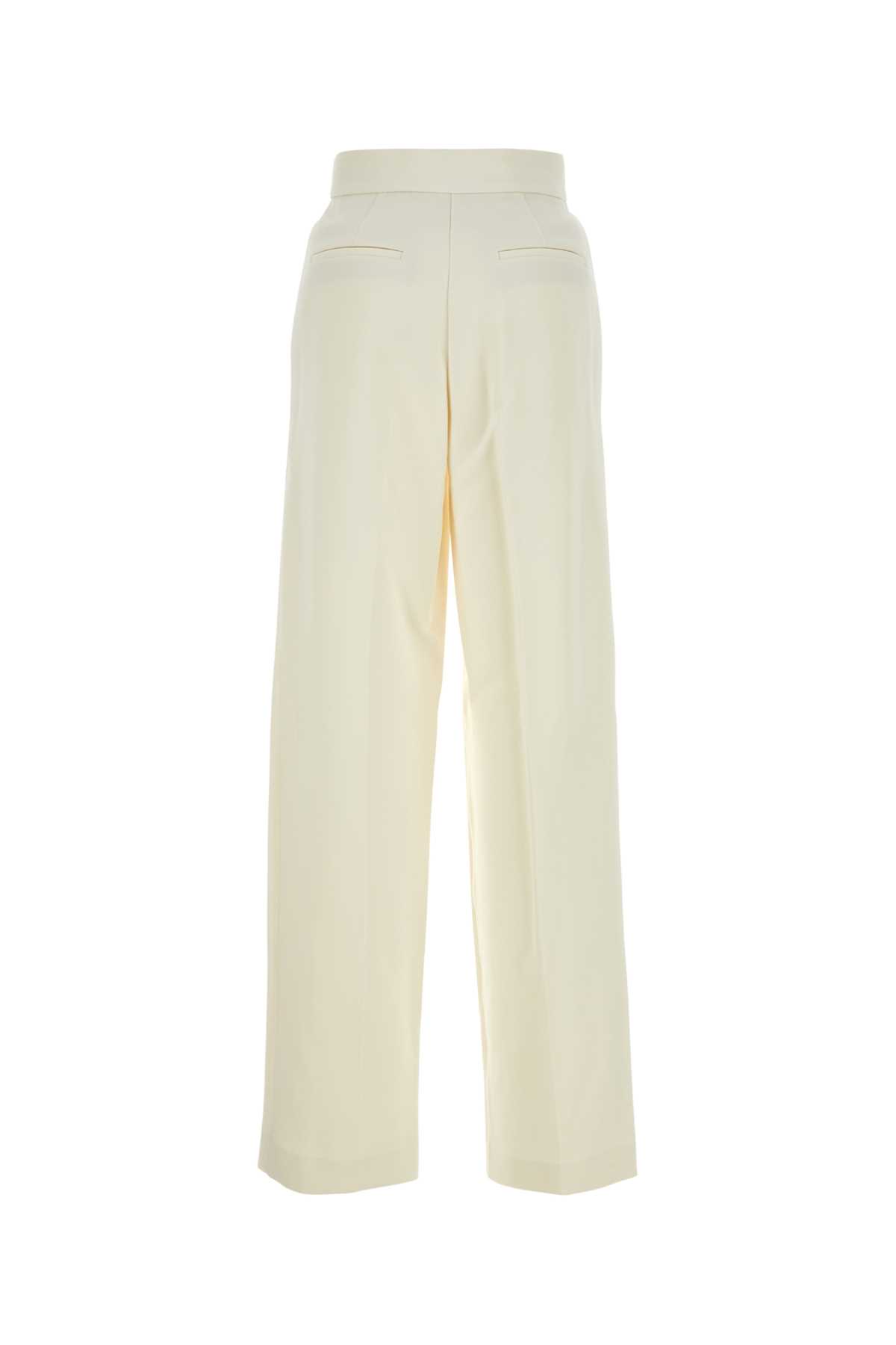 Camilla And Marc Ivory Polyester Portico Wide-leg Pant In Cream