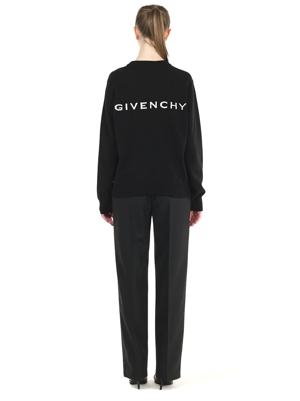 Shop Givenchy Wool And Cashmere Pullover In Black