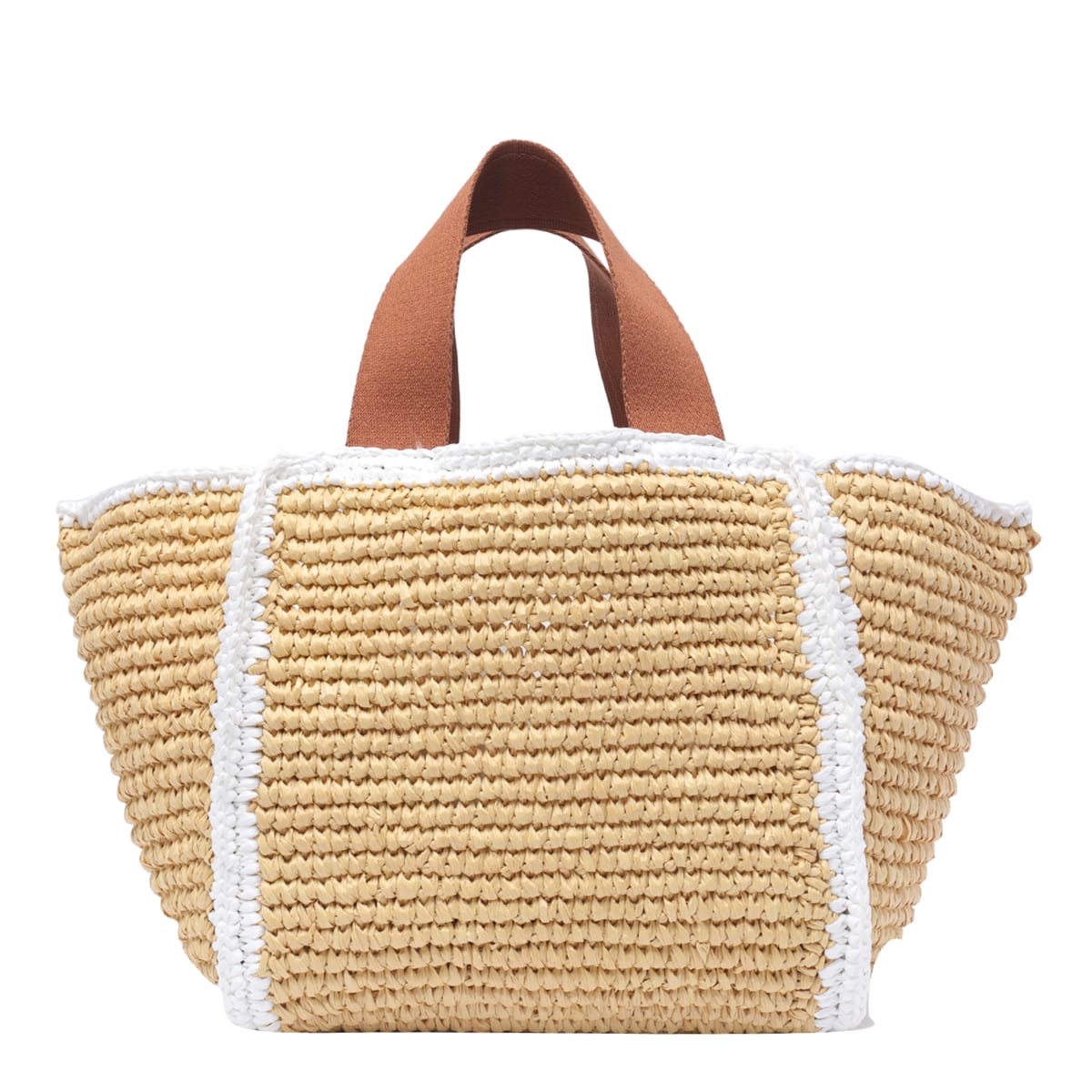 Shop Marni Small Sillo Shopping Bag In Beige