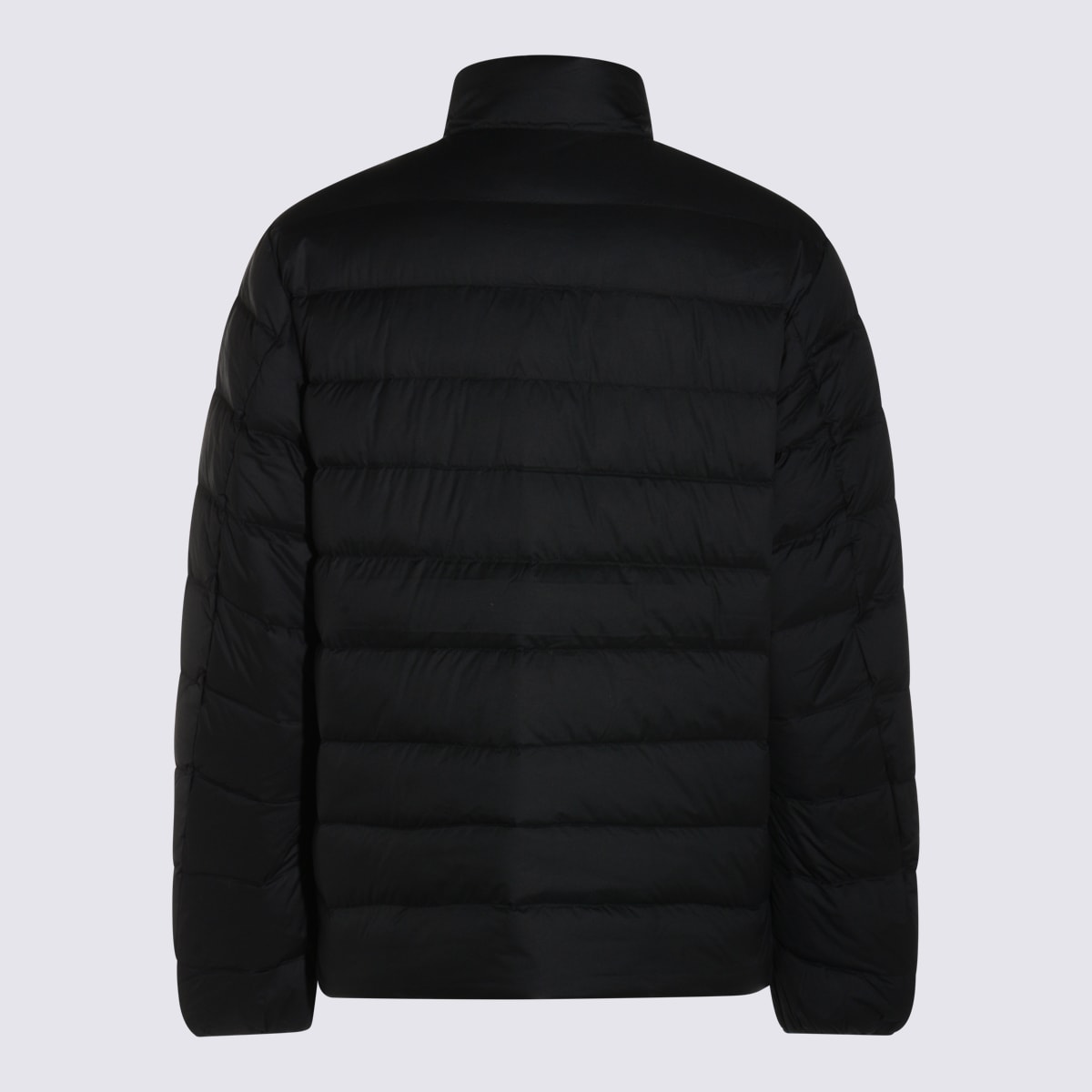 Polo Ralph Lauren The Colden Herringbone Down Jacket In Black